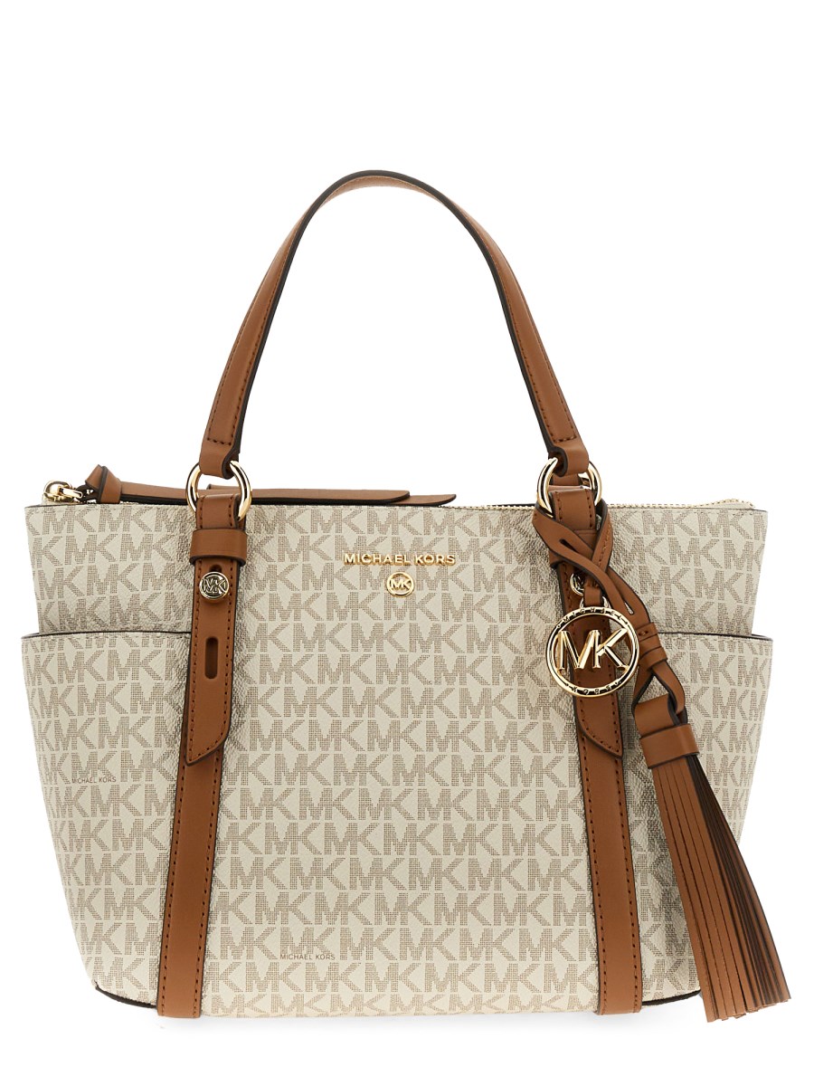 MICHAEL BY MICHAEL KORS BORSA TOTE "SULLIVAN" SMALL IN TELA RIVESTITA CON LOGO