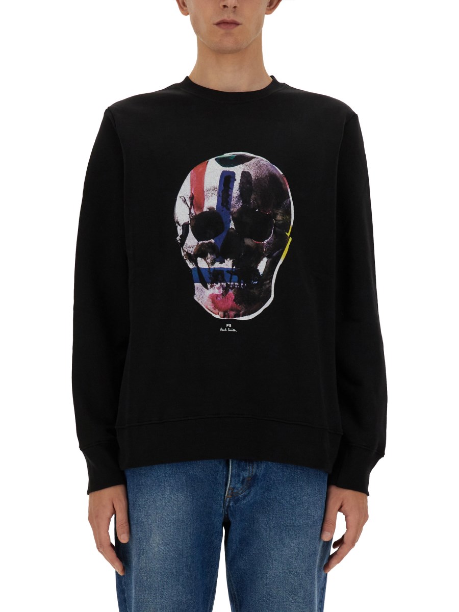 PS BY PAUL SMITH FELPA "SKULL" IN COTONE