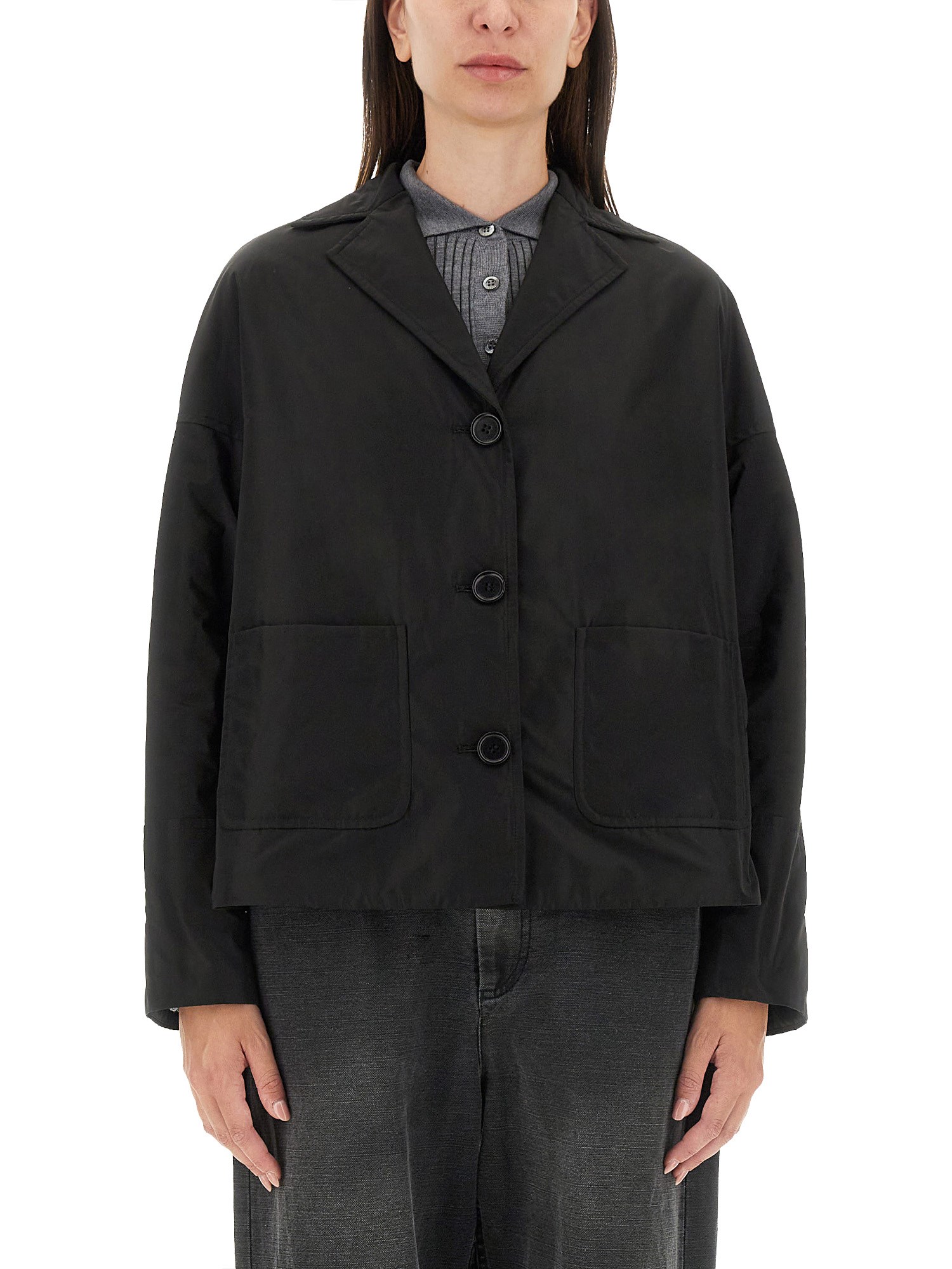 Shop Aspesi Romy Jacket In Black