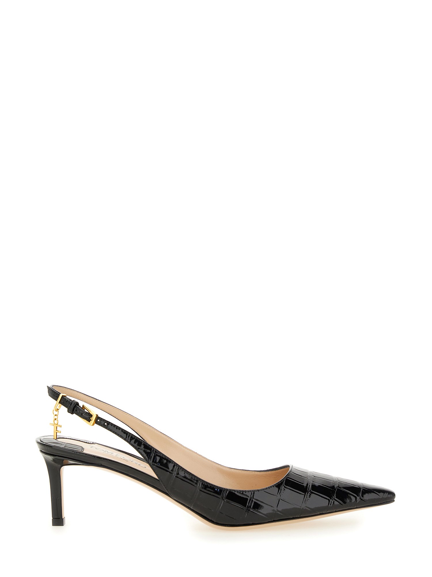 Shop Tom Ford Slingback "angelina" In Black