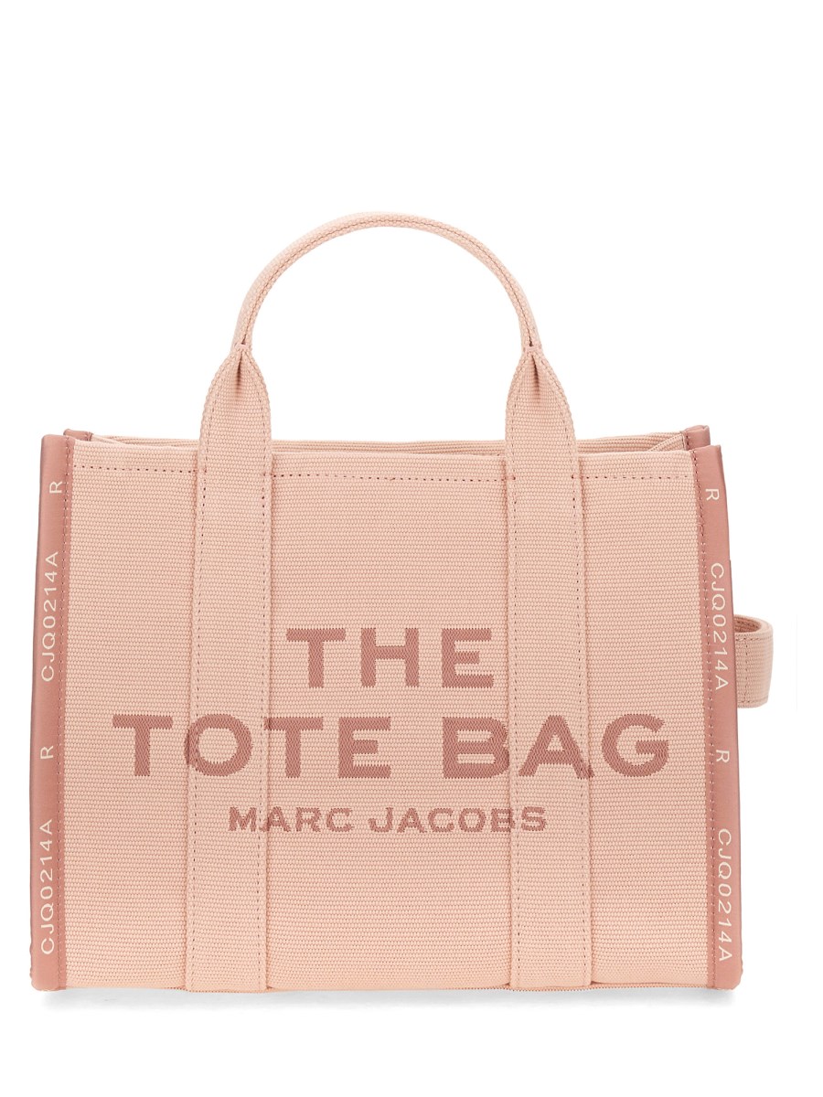 MARC JACOBS BORSA THE TOTE MEDIUM IN TELA CON LOGO JACQUARD