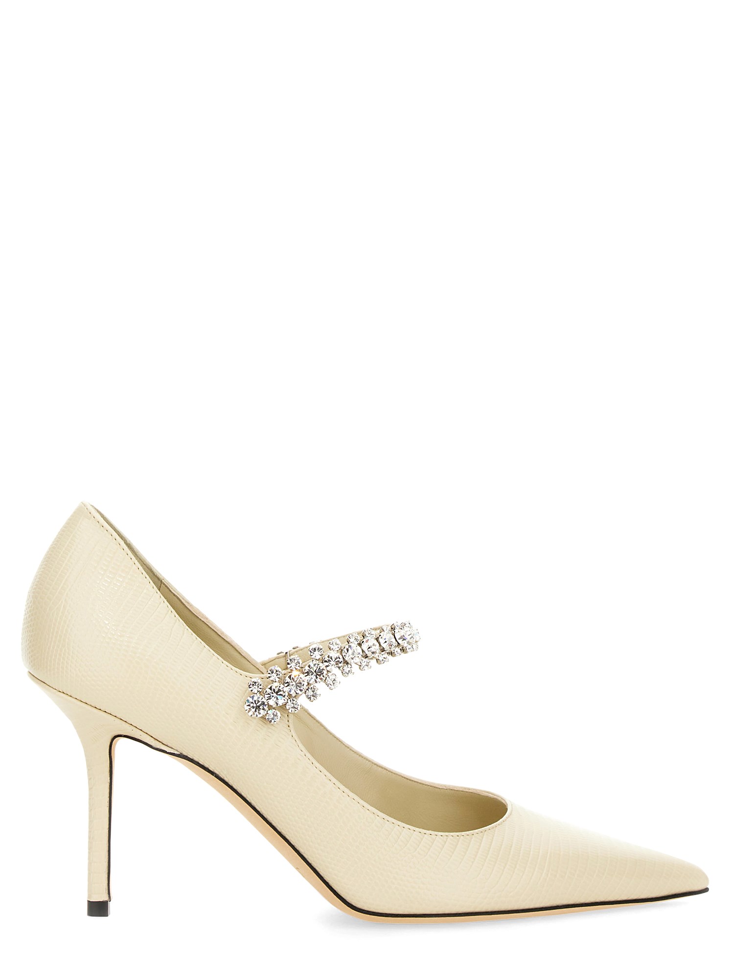 Shop Jimmy Choo Pump "bing 85" In Ivory