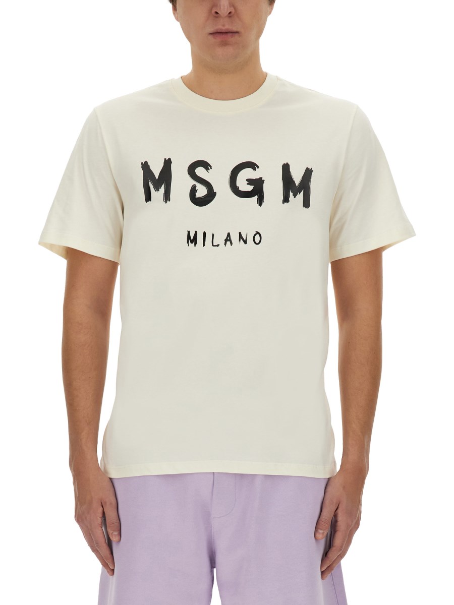 MSGM T-SHIRT CON LOGO