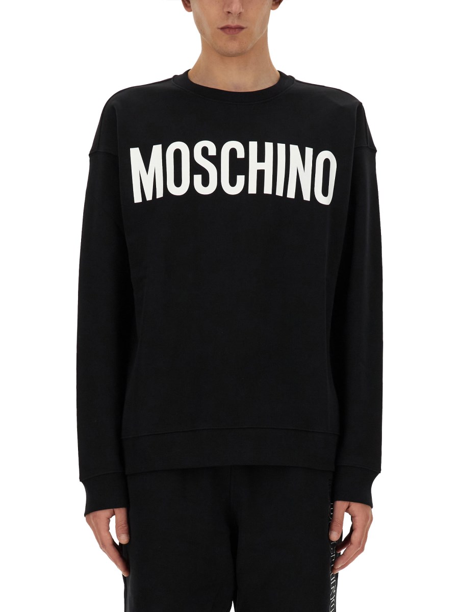 MOSCHINO FELPA CON LOGO