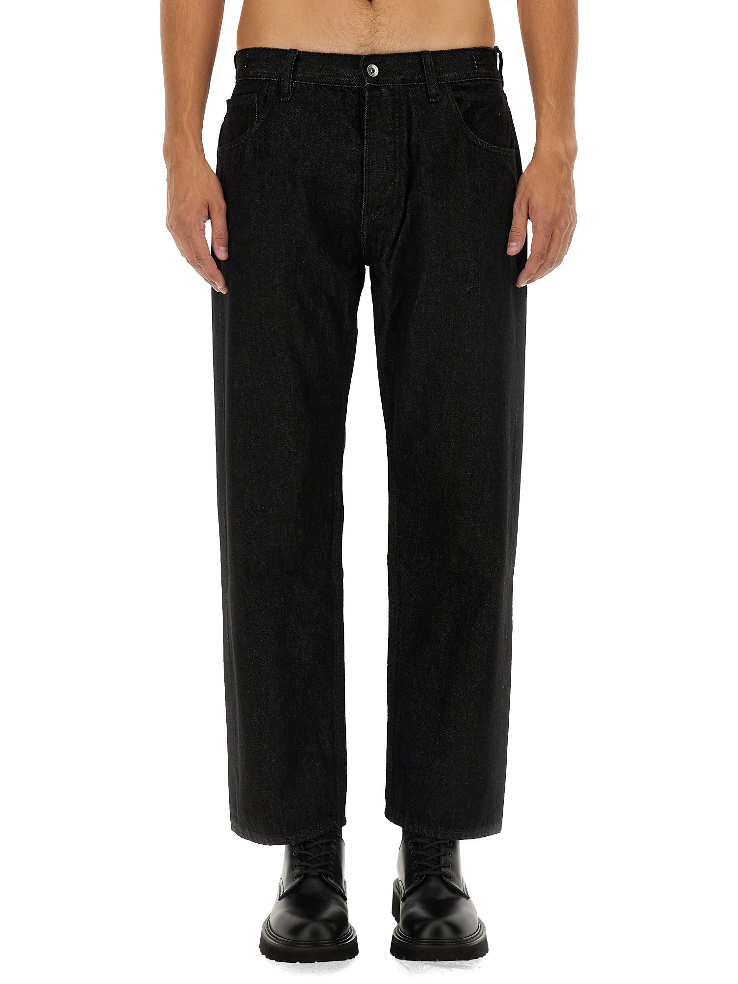 Ymc You Must Create Ymc Bez Straight-leg Corduroy Trousers In Black