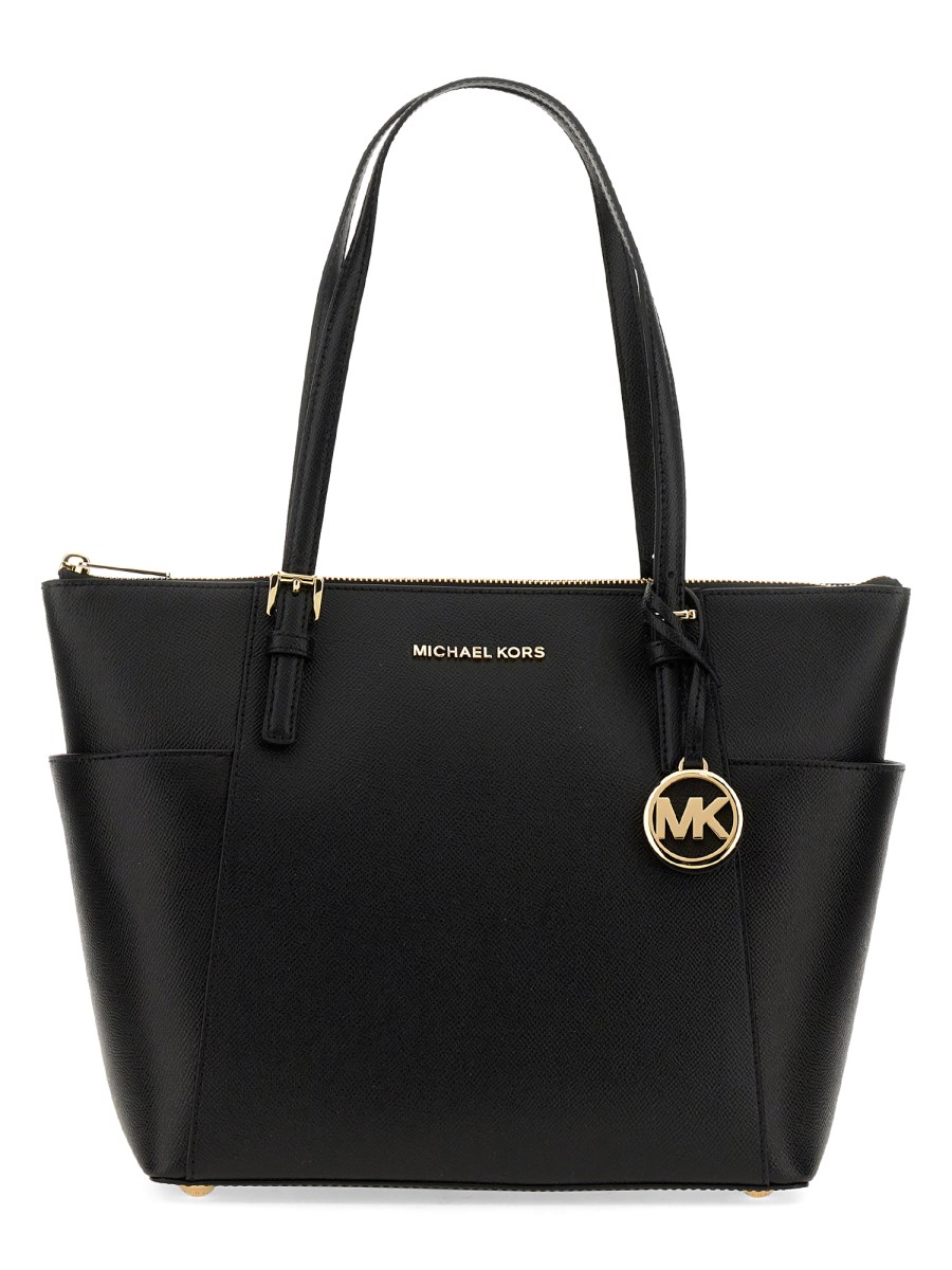 MICHAEL BY MICHAEL KORS SAFFIANO LEATHER JET SET TOTE BAG Eleonora Bonucci