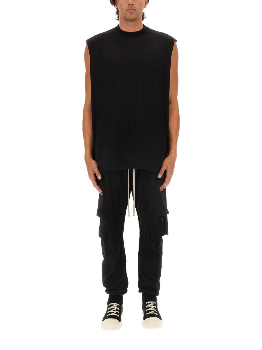 RICK OWENS DRKSHDW T-SHIRT IN COTONE