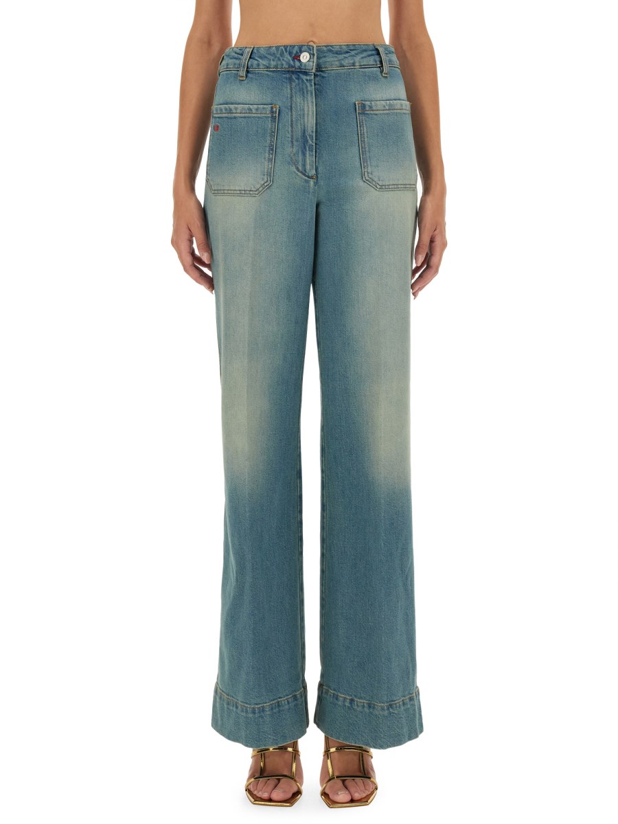 VICTORIA BECKHAM JEANS ALINA IN DENIM