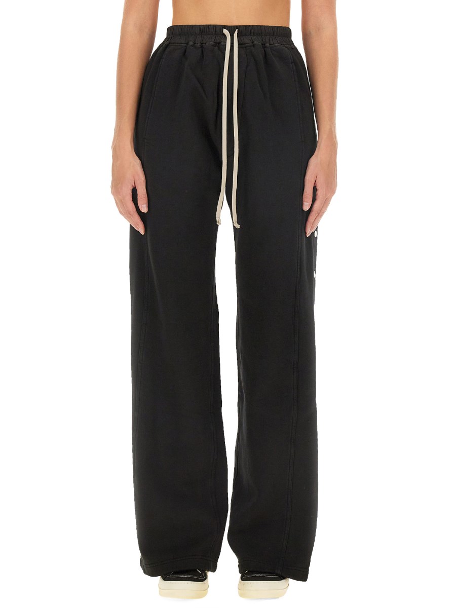 RICK OWENS DRKSHDW PANTALONE IN FELPA