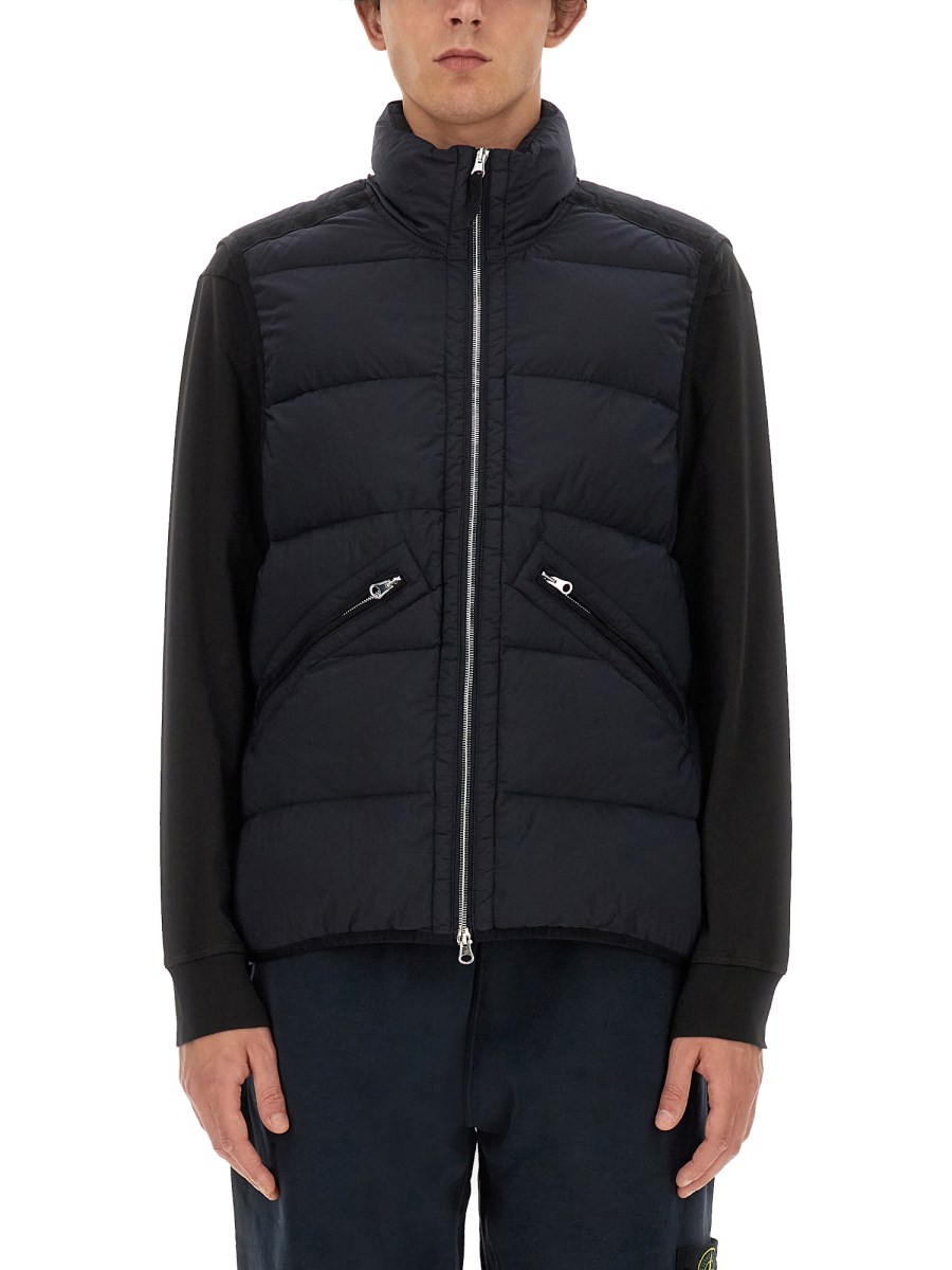 STONE ISLAND GILET PIUMINO IN NYLON