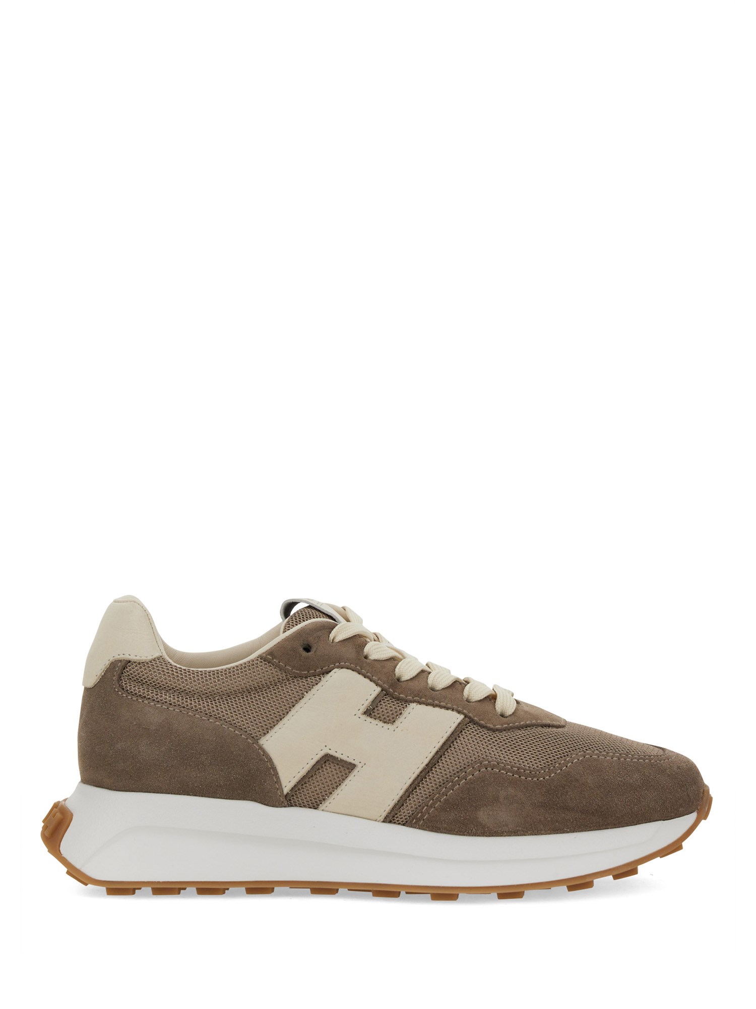 Shop Hogan Sneaker H641 In Beige