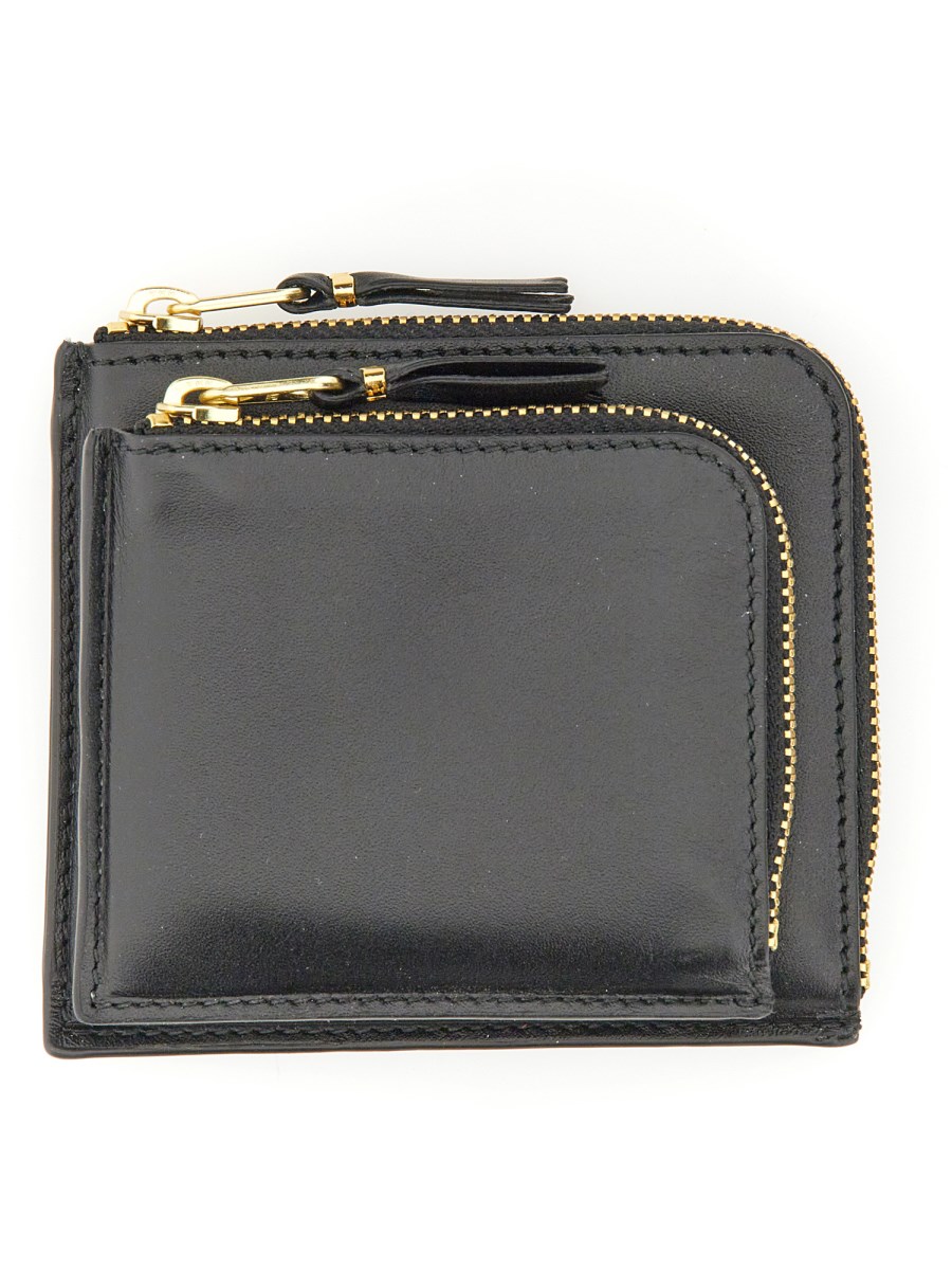 COMME DES GARCONS WALLET PORTAFOGLIO IN PELLE CON ZIP