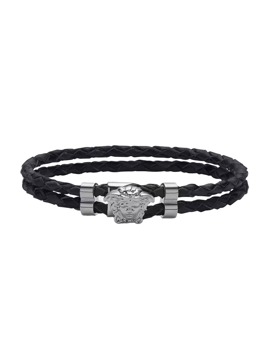 VERSACE BRACCIALE IN PELLE LA MEDUSA