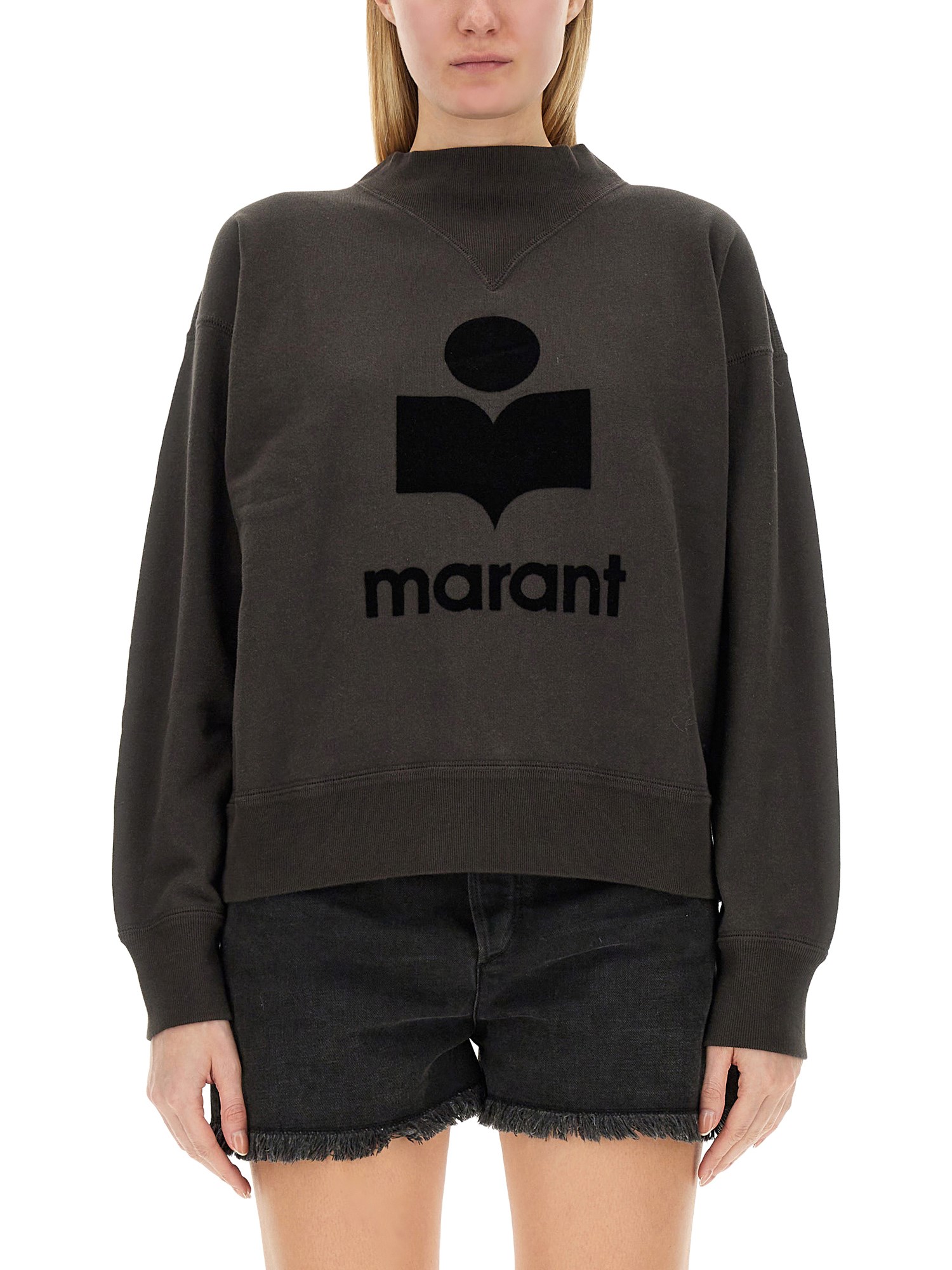 Shop Marant Etoile "moby" Sweatshirt In Black