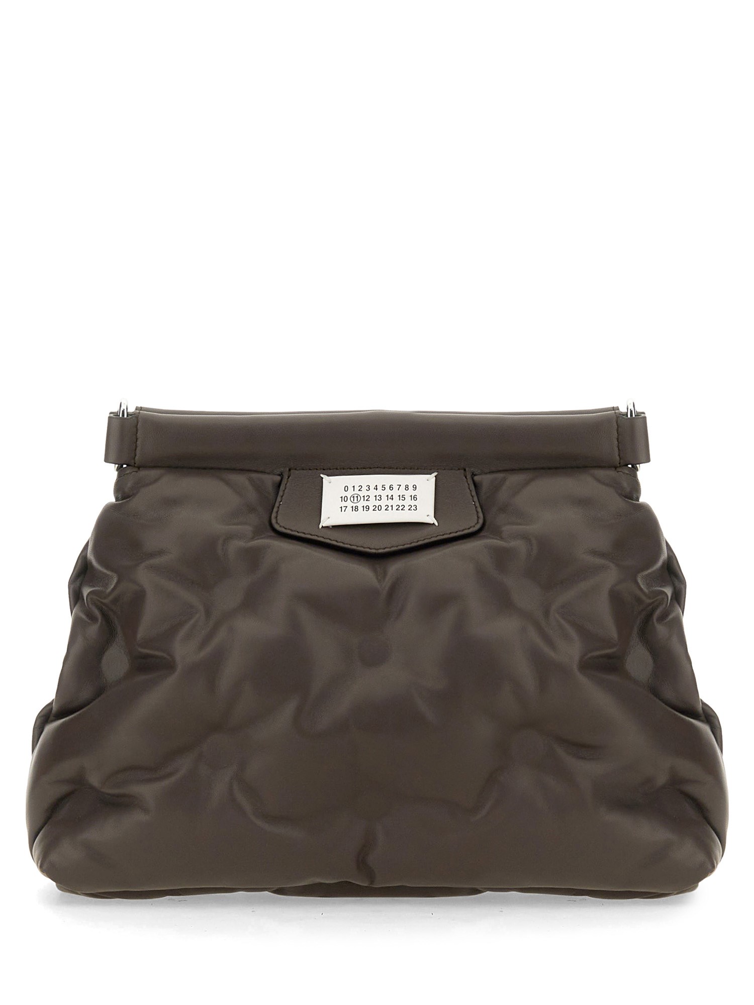 Shop Maison Margiela Glam Slam Classique Bag Small In Dove