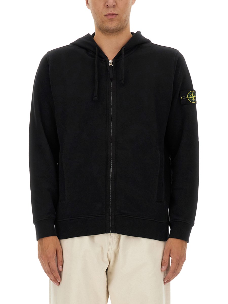 STONE ISLAND FELPA CON LOGO