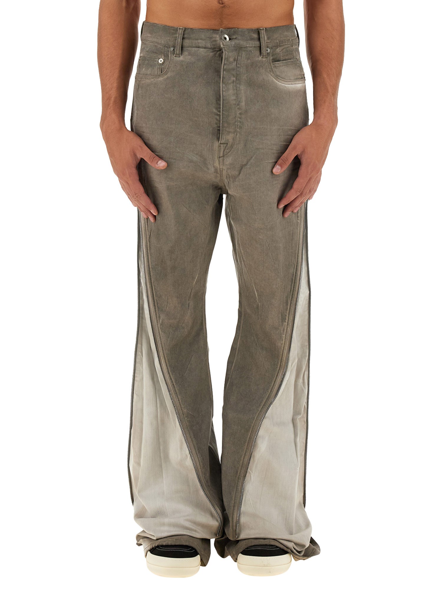 Shop Rick Owens Drkshdw Bolan Banana Jeans In Beige