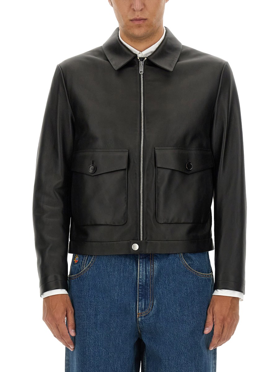 BALLY LEATHER JACKET Eleonora Bonucci