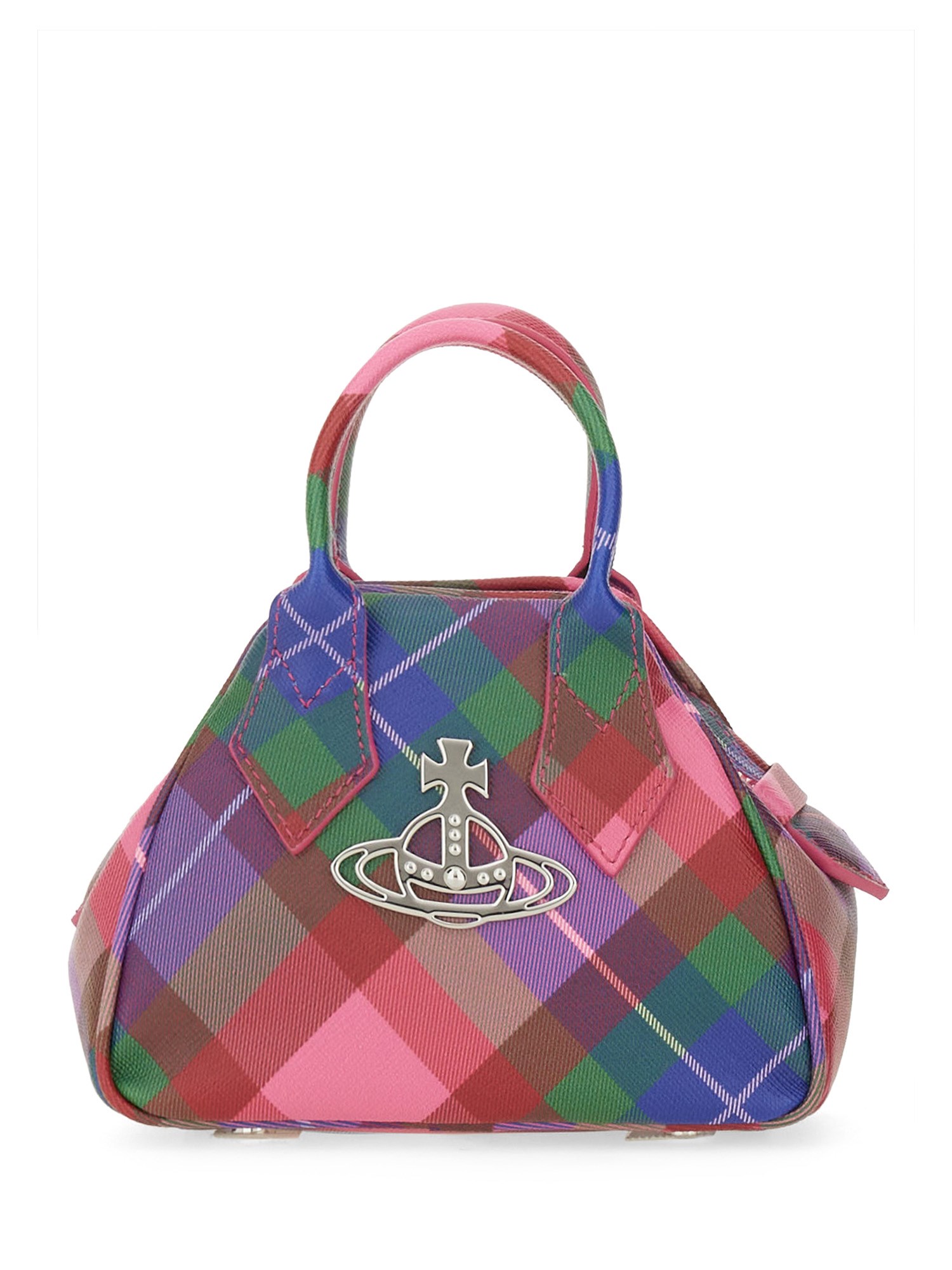 Shop Vivienne Westwood Mini "yasmine" Bag In Pink