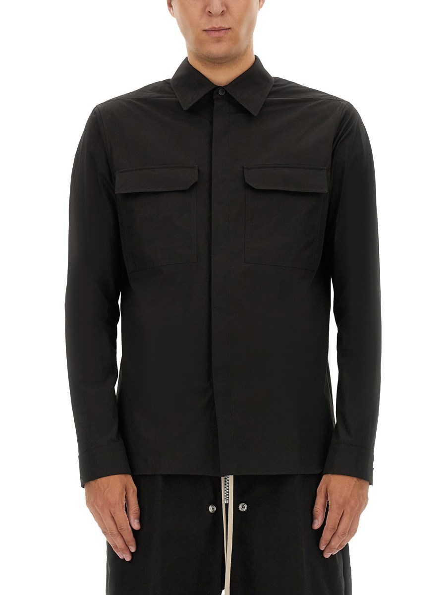 RICK OWENS CAMICIA IN COTONE