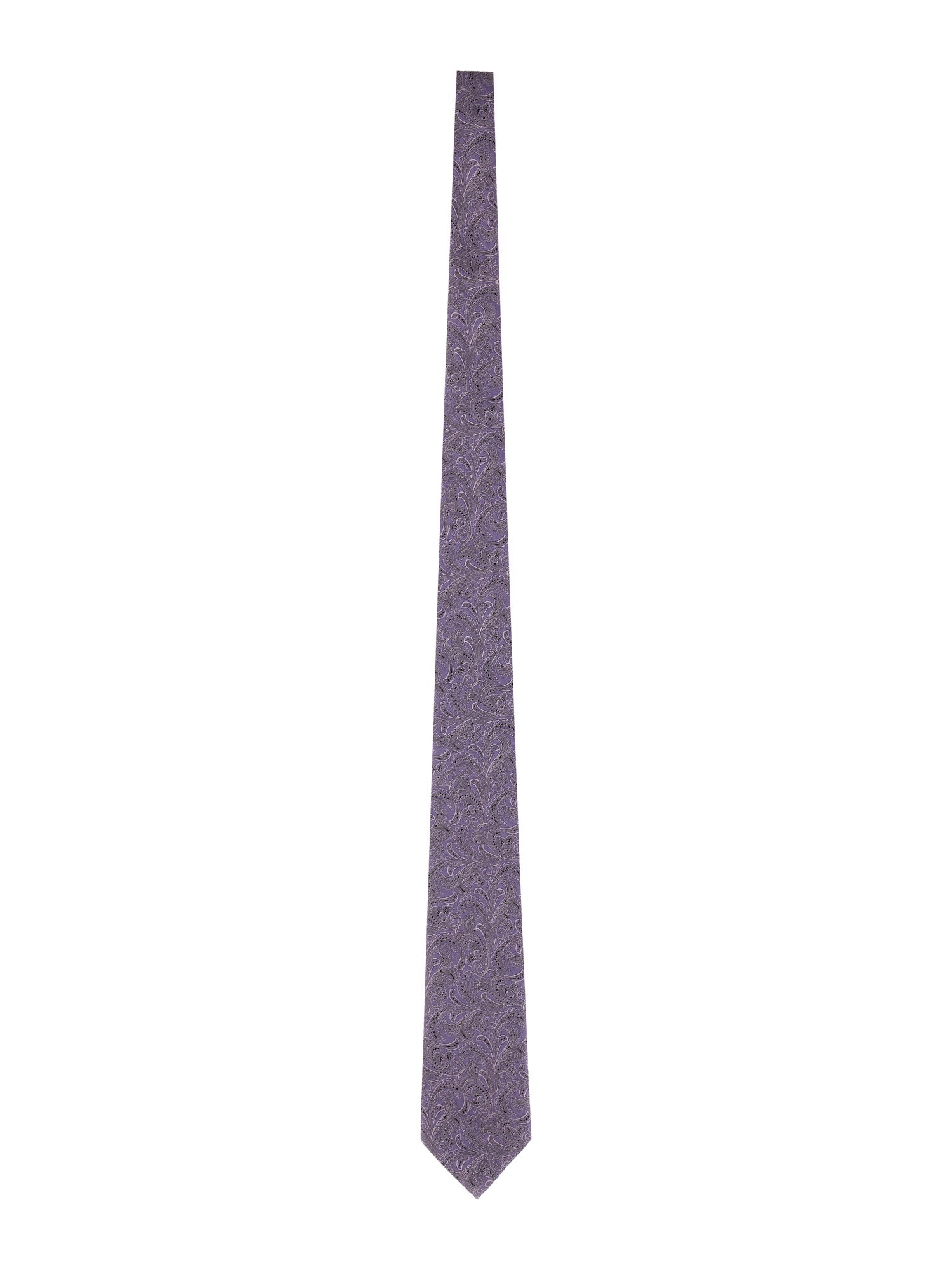 Shop Brunello Cucinelli Silk Tie In Purple