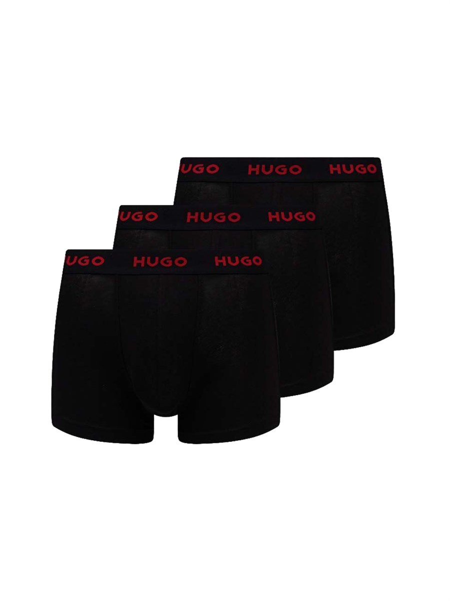 HUGO CONFEZIONE DA TRE BOXER CON LOGO