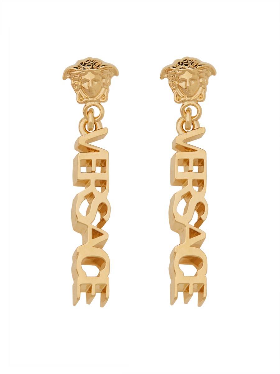 ピアス Versace Orecchini Pendenti Logati VERSACE - ORECCHINI PENDENTI LOGATI - Eleonora Bonucci