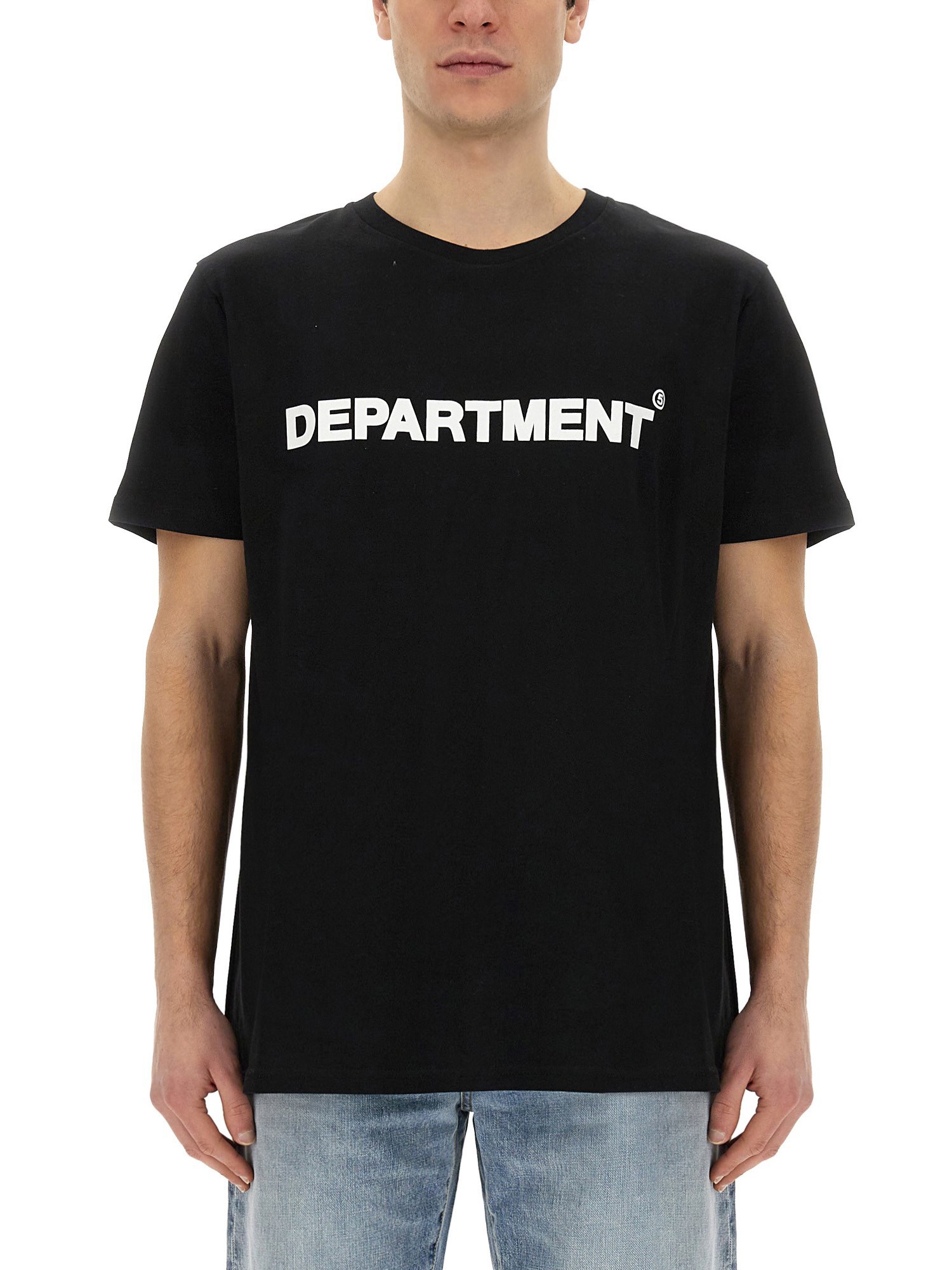 Shop Department Five T-shirt With Logo In Black