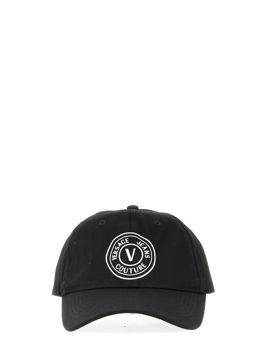 VERSACE JEANS COUTURE CAPPELLO DA BASEBALL V-EMBLEM