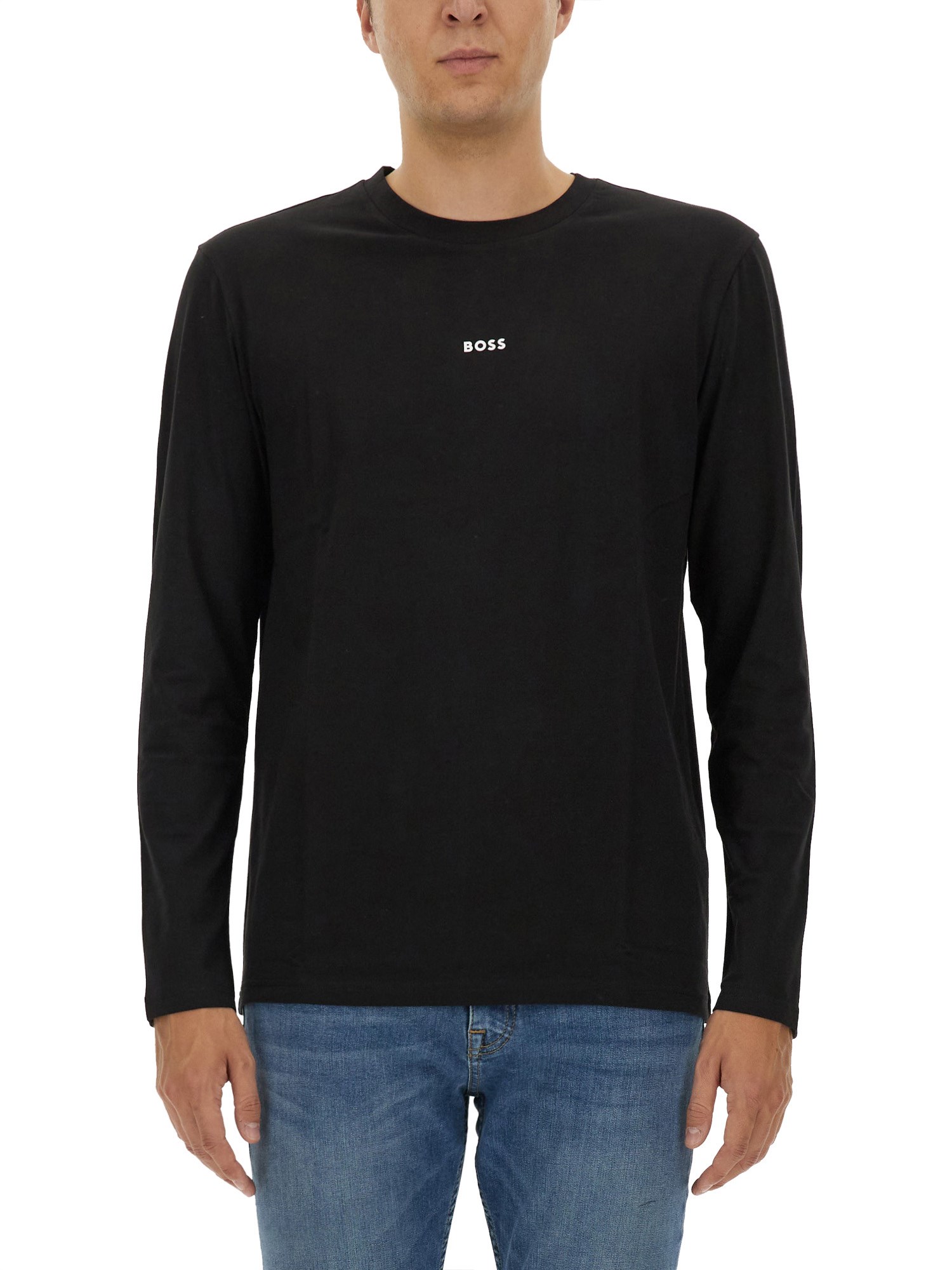 Shop Hugo Boss T-shirt With Logo In Black