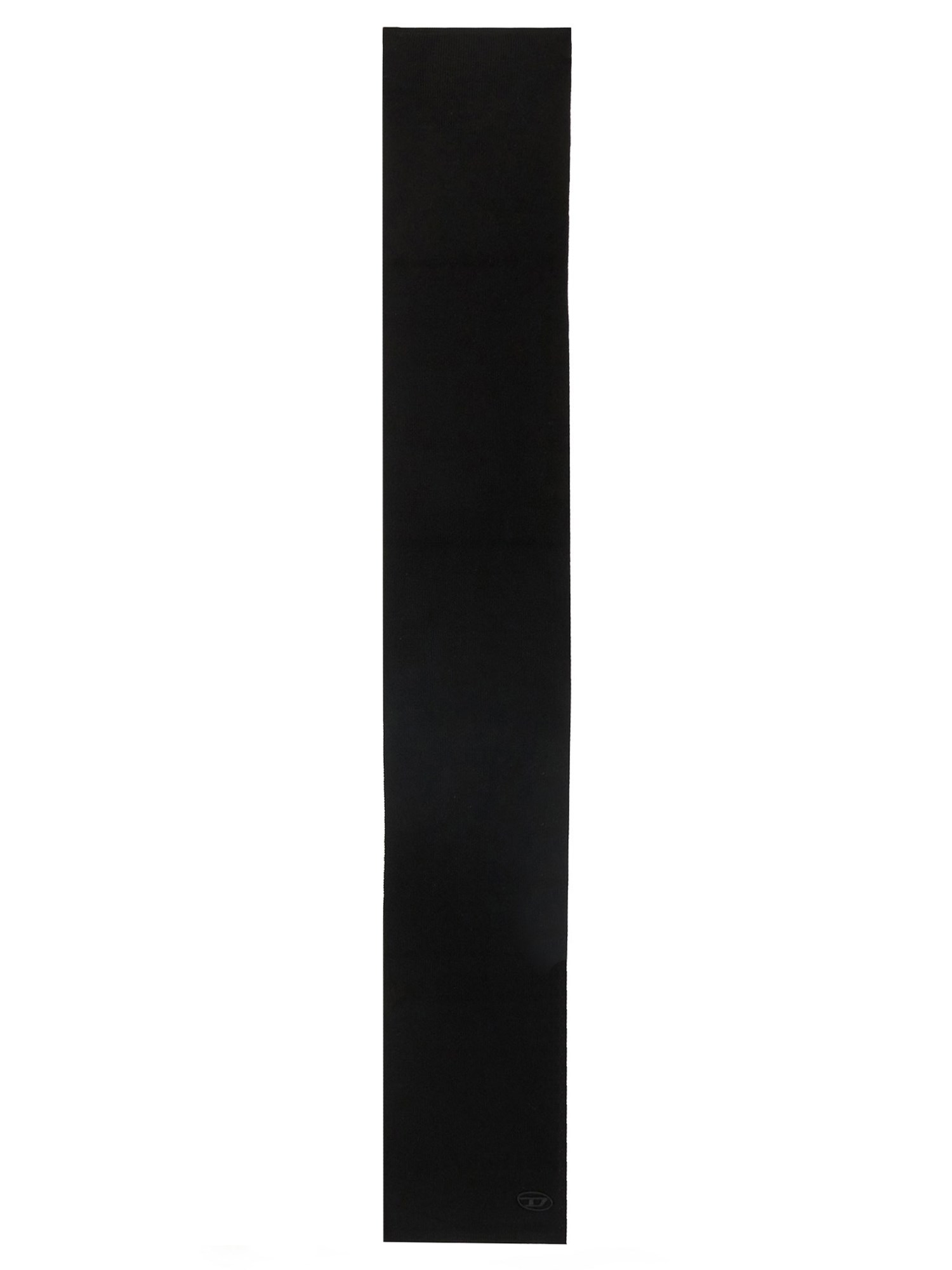 Diesel "k-coder" Wool Scarf In Black