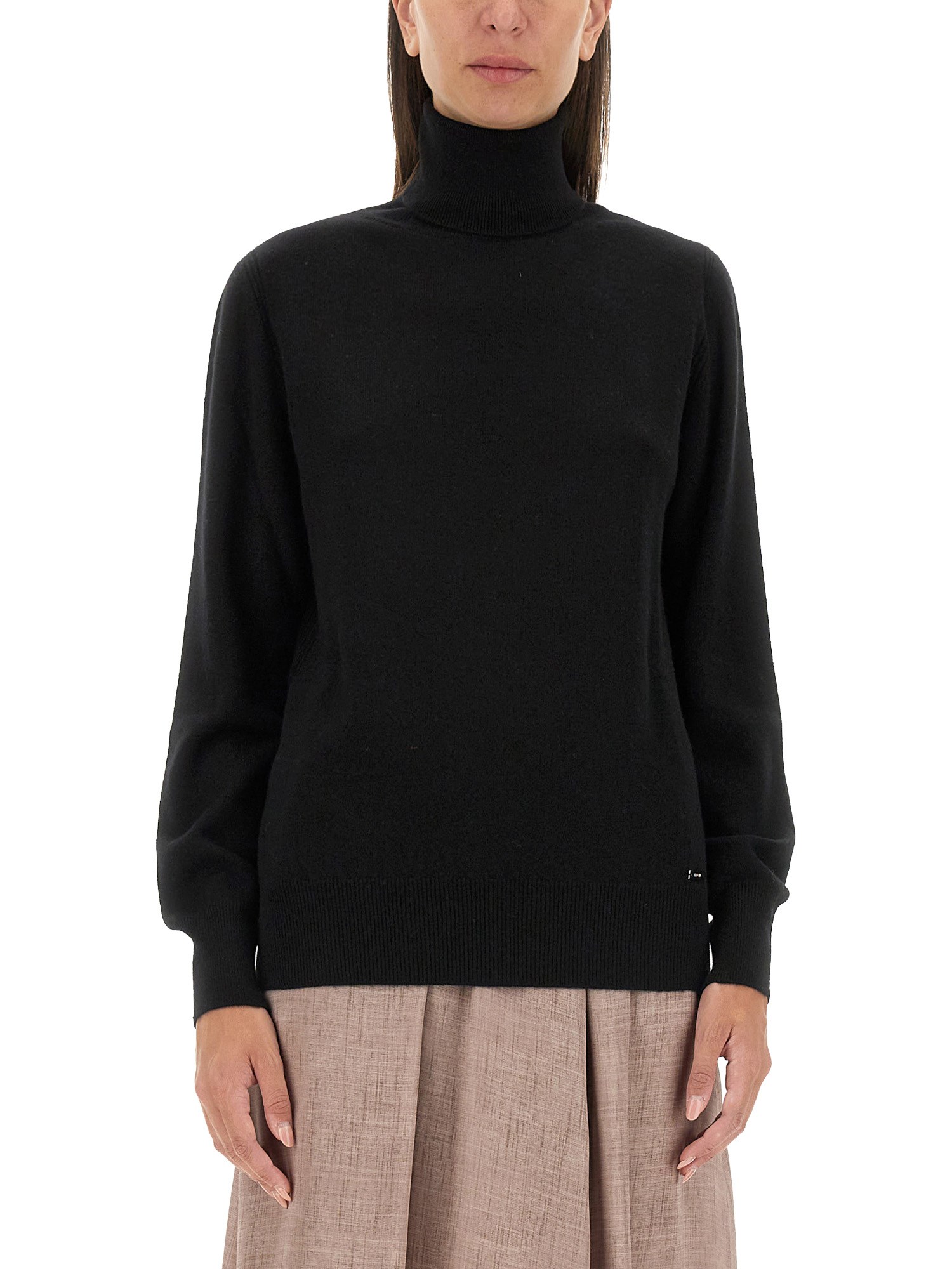 Shop Kiton Cashmere Sweater In Black