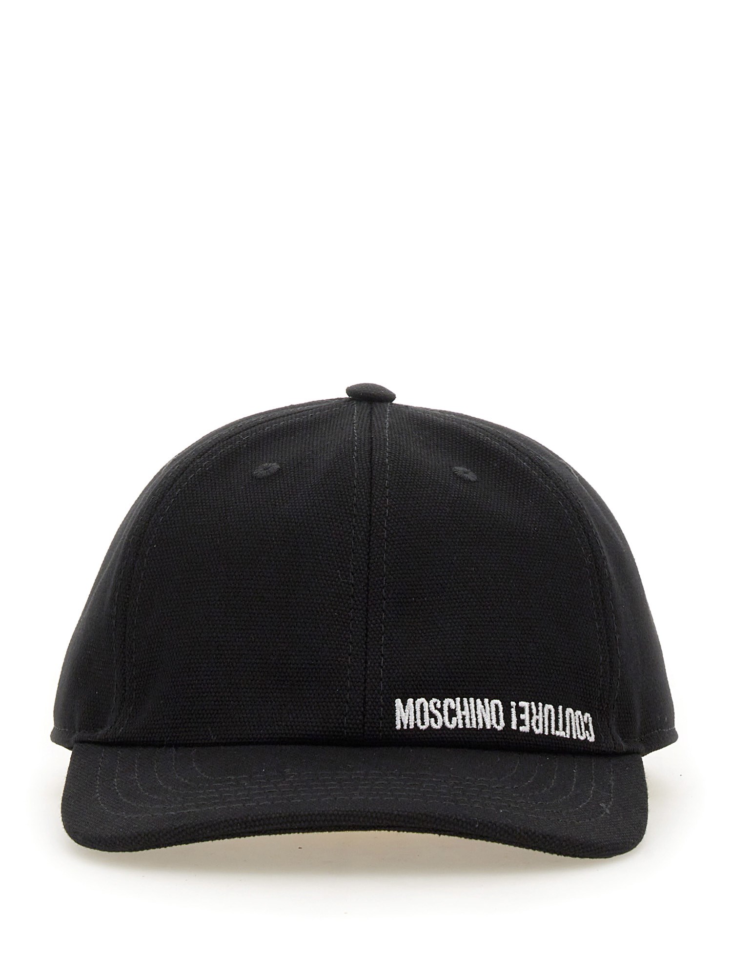 Moschino Couture Baseball Cap In Black
