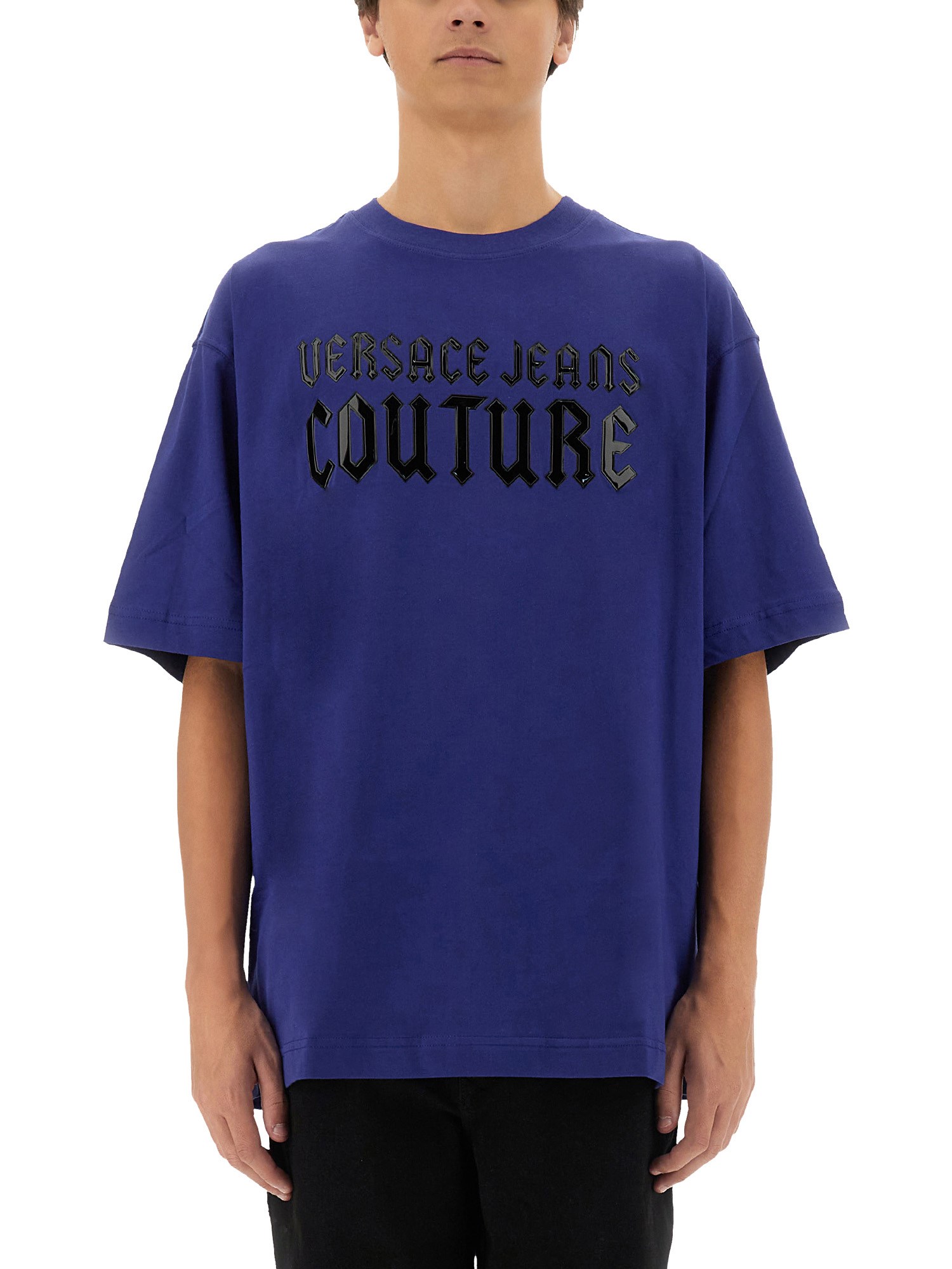 VERSACE JEANS COUTURE GOTHIC LOGO T-SHIRT 