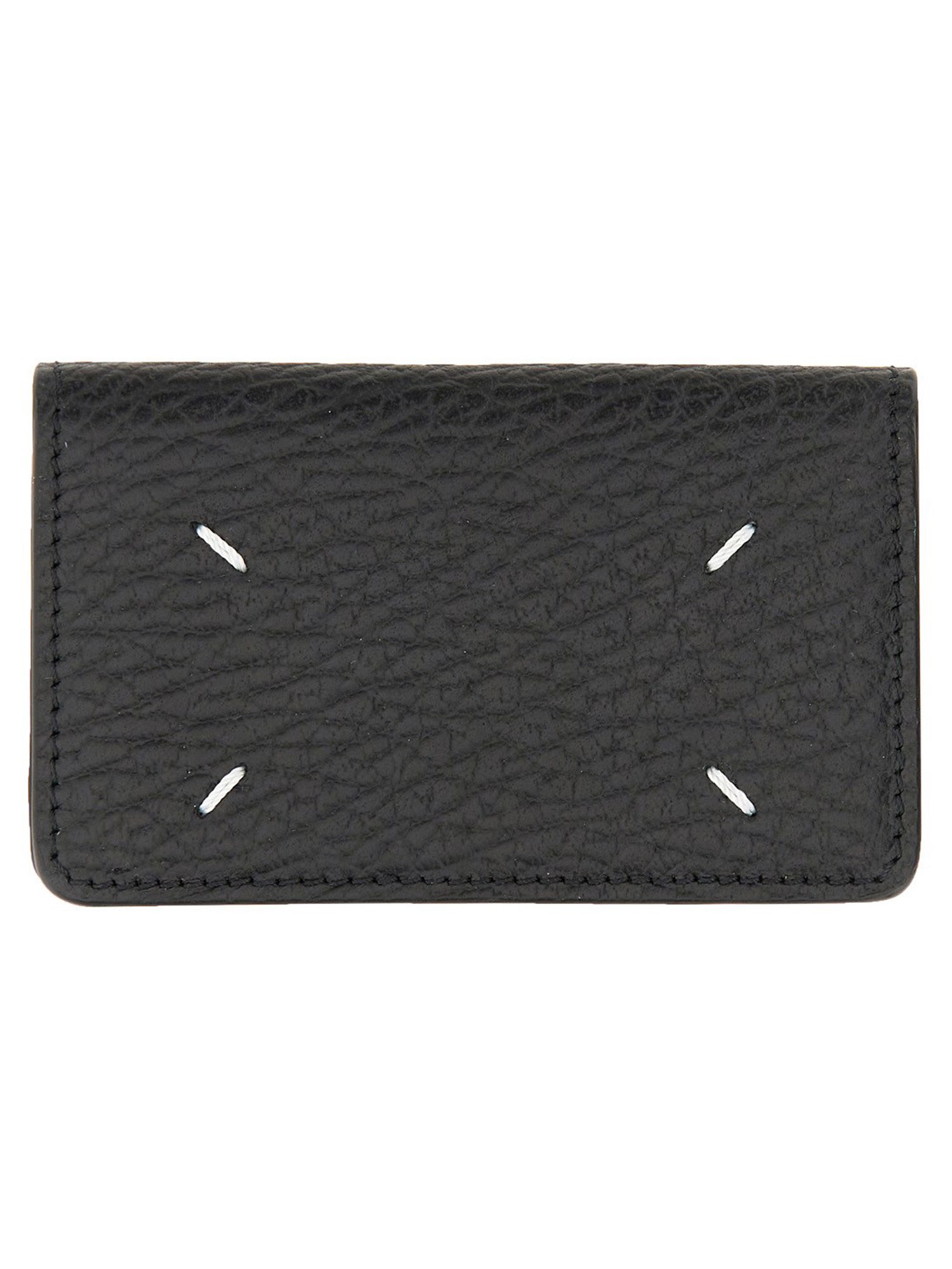 Shop Maison Margiela Compact Card Holder In Black