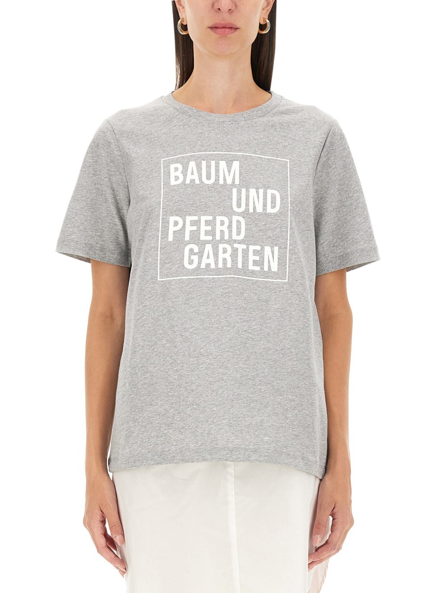 BAUM UND PFERDGARTEN T-SHIRT JAWO IN JERSEY DI COTONE