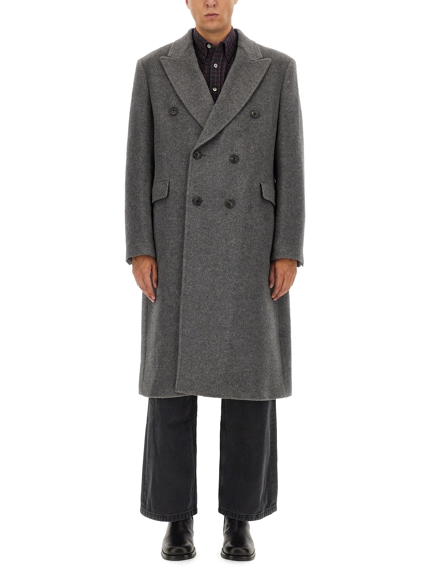 Shop Our Legacy "whale" Coat In Grey