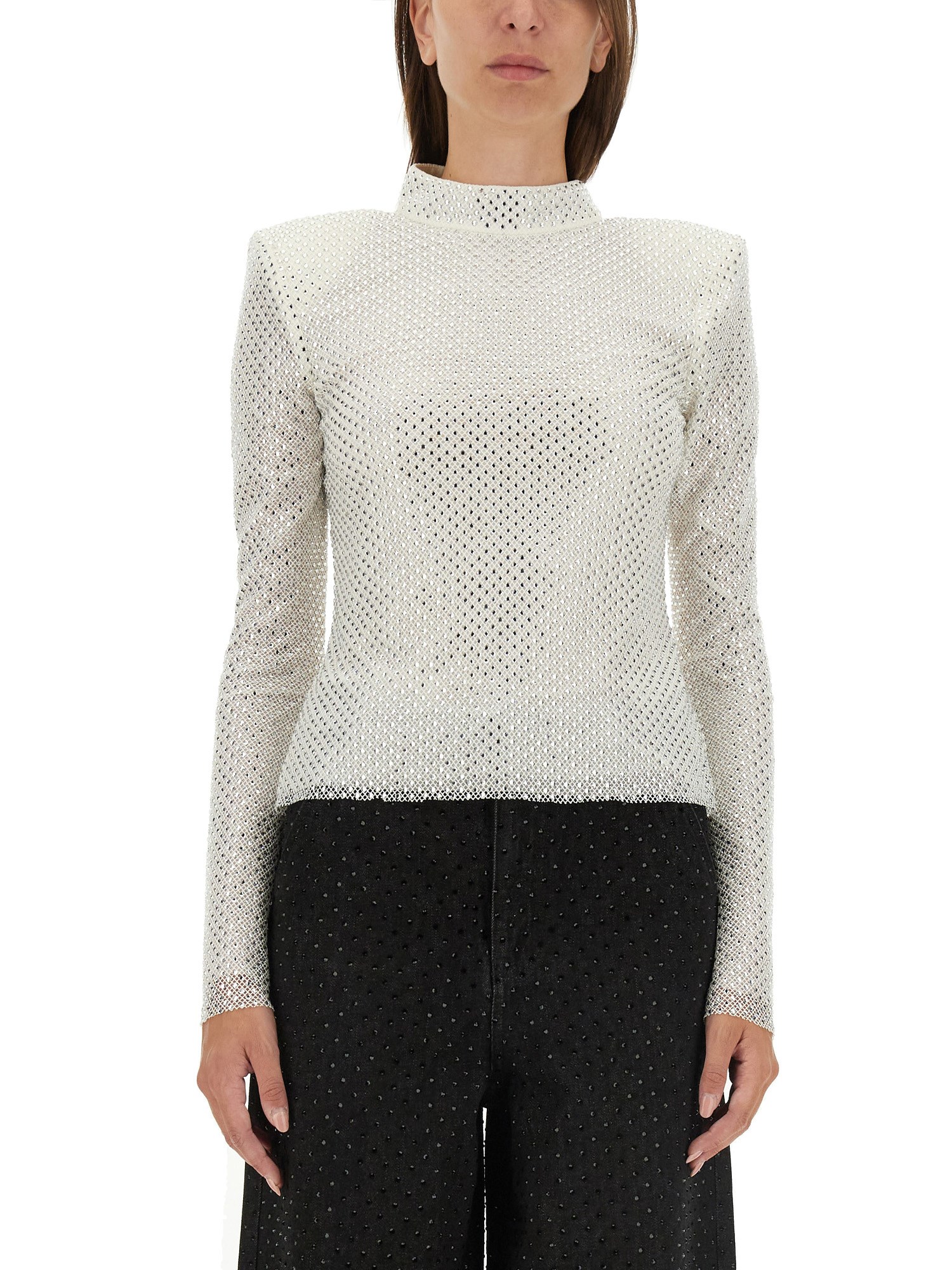 SELF-PORTRAIT TOP A NET