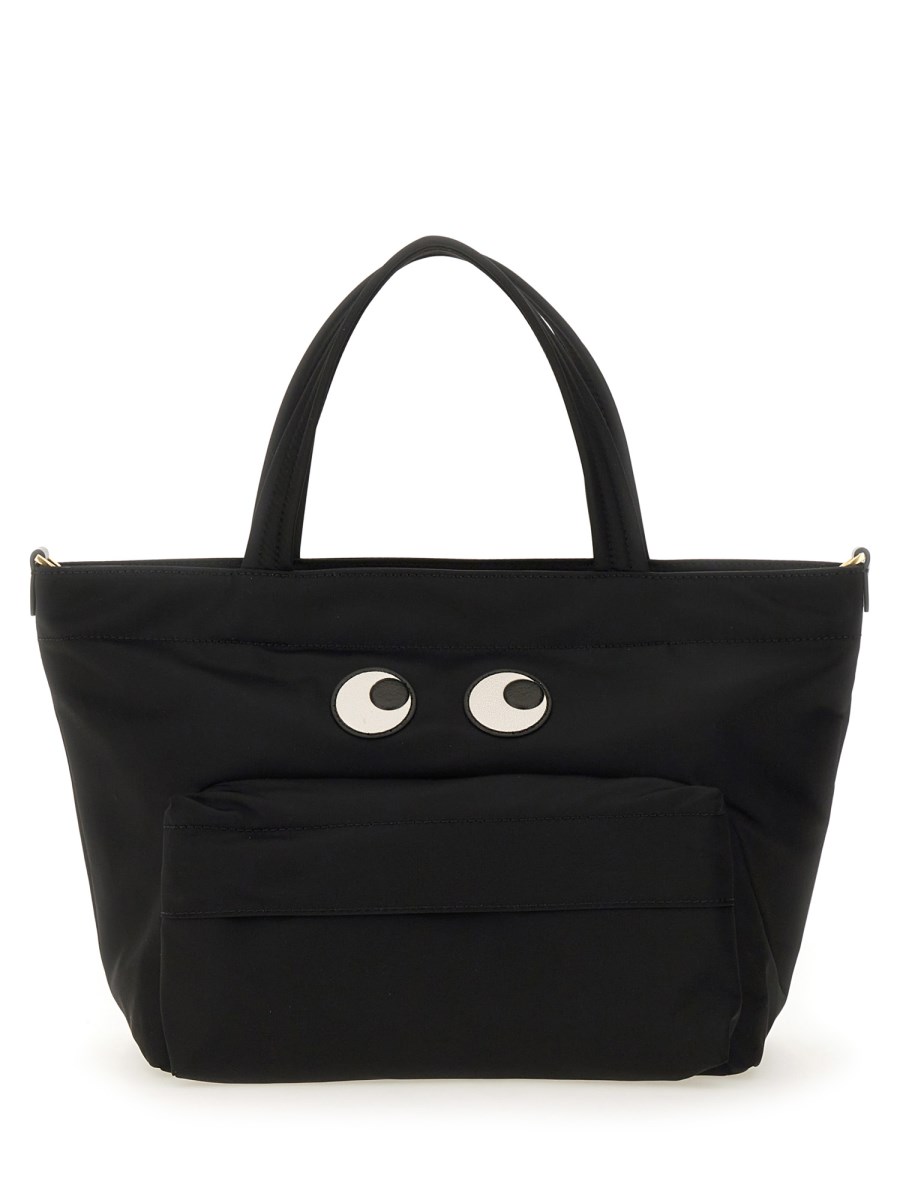 ANYA HINDMARCH MINI EYES TOTE BAG IN ECONYL Eleonora Bonucci