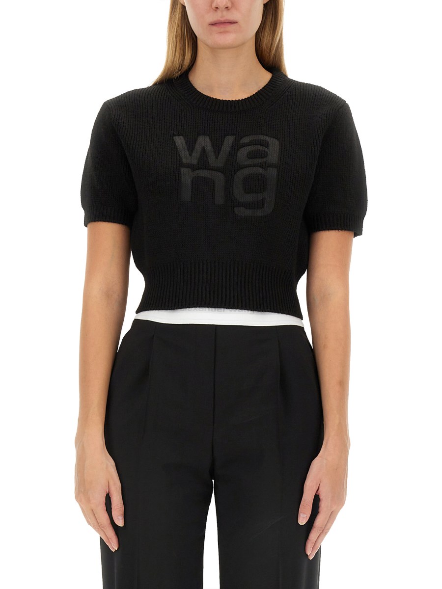 ALEXANDERWANG.T T-SHIRT CON LOGO