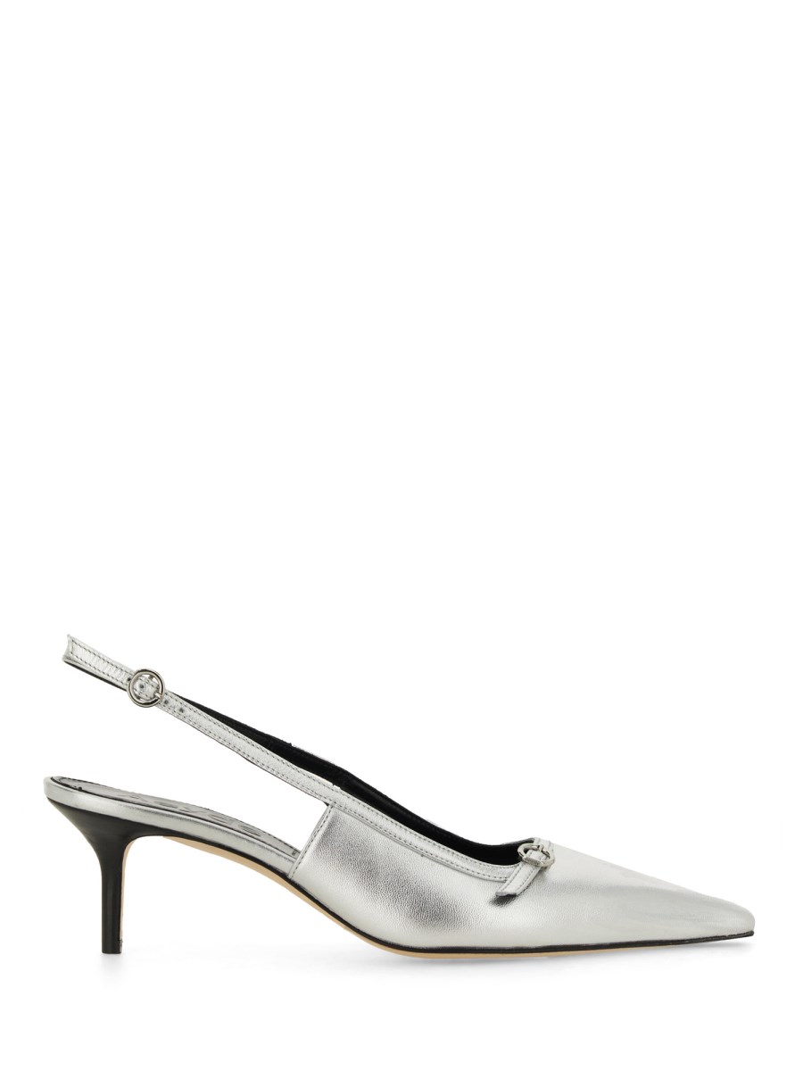 AEYDE SLINGBACK SABA IN NAPPA LAMINATA