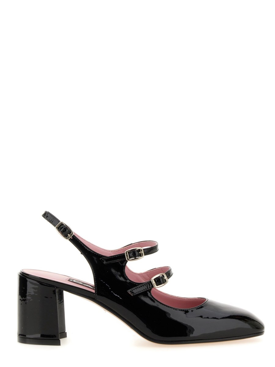 CAREL PARIS PUMP BANANA IN PELLE