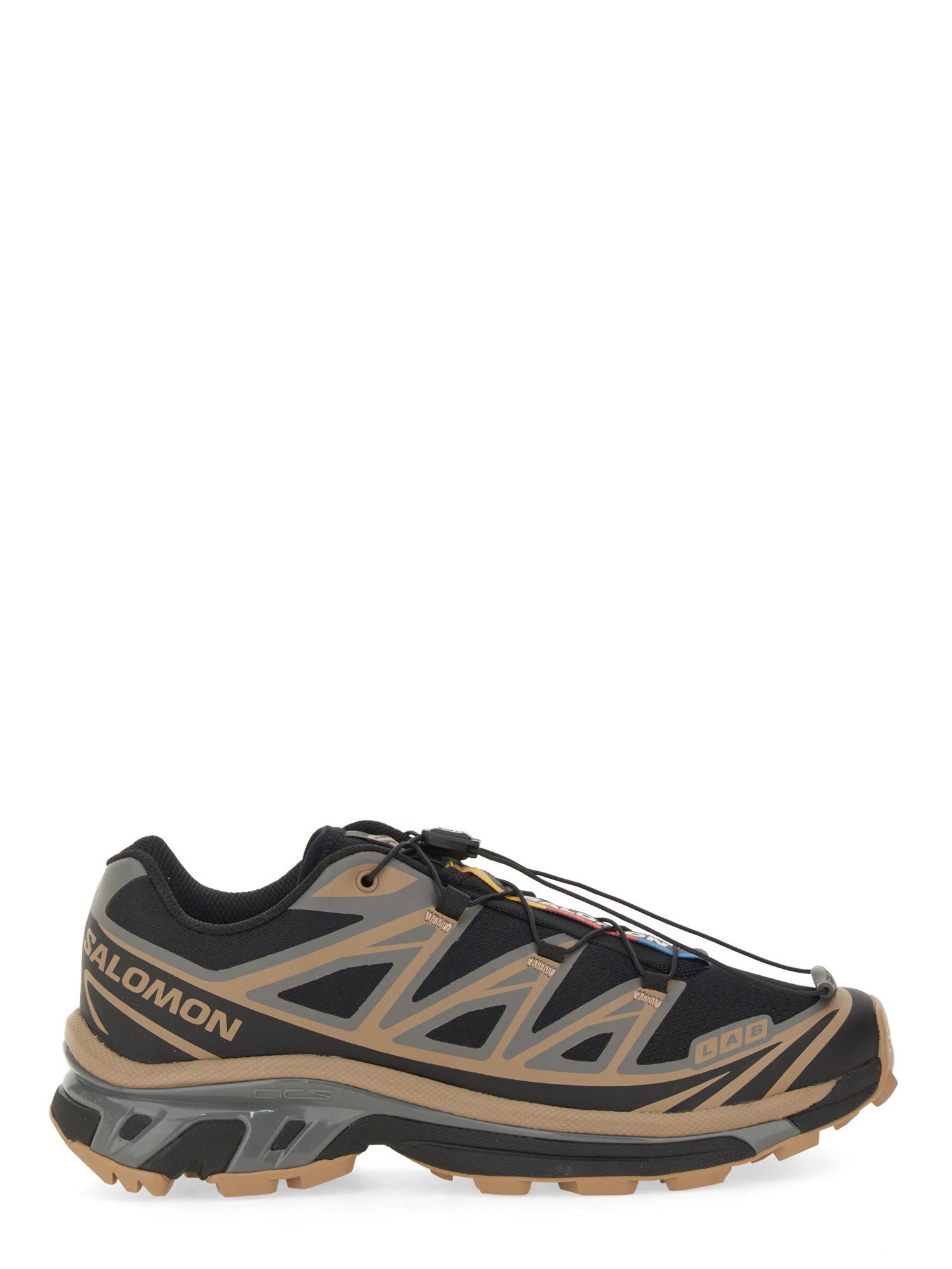 Salomon Mesh Upper Rubber Sole Sneakers Slip-on In Multi