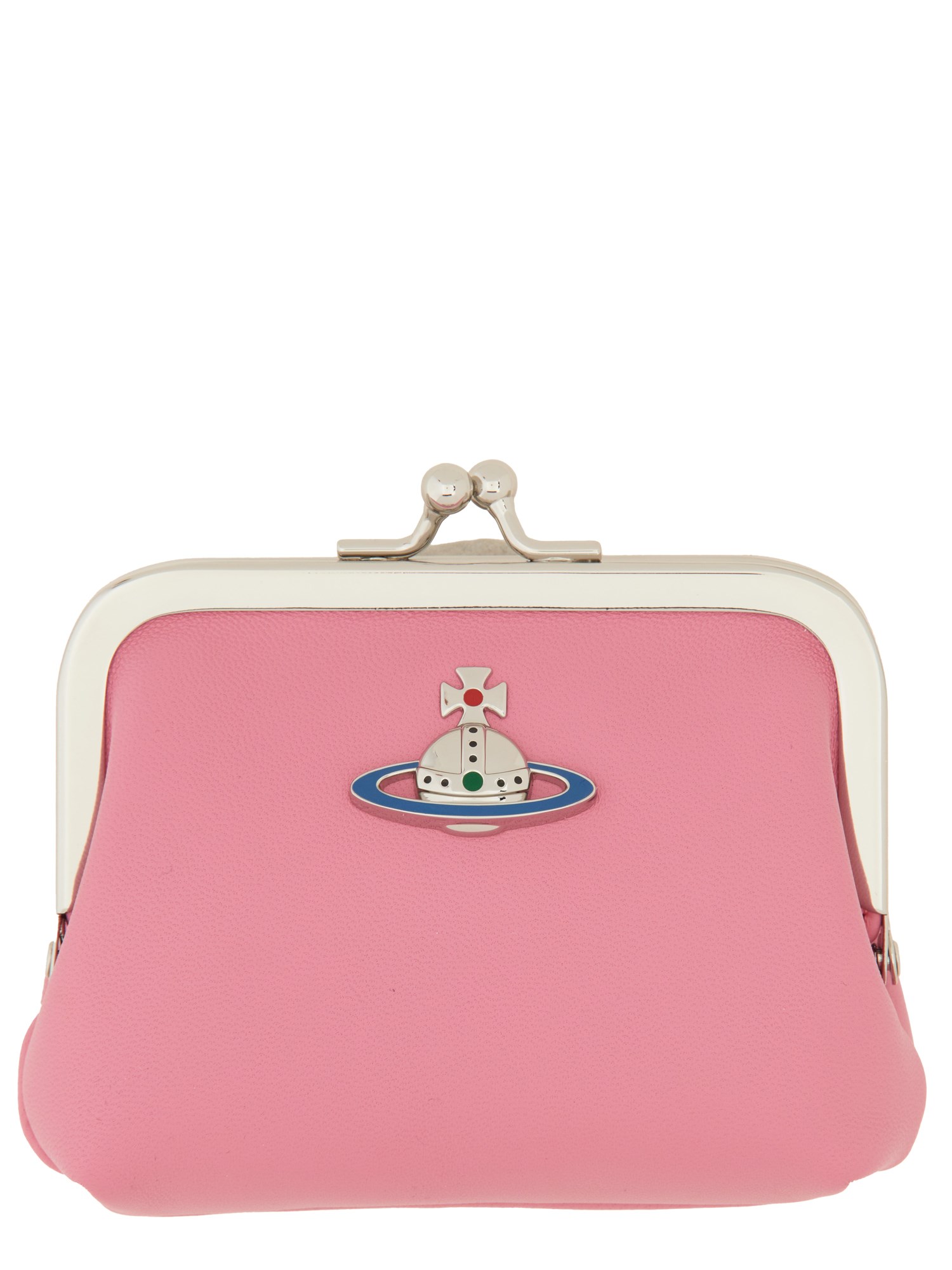 Shop Vivienne Westwood Coin Purse "orb" In Pink