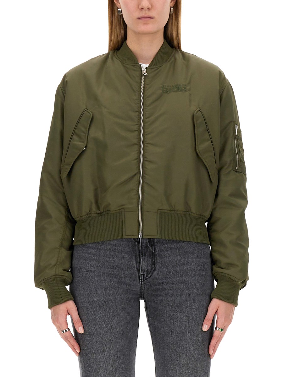 MM6 MAISON MARGIELA BOMBER CON LOGO