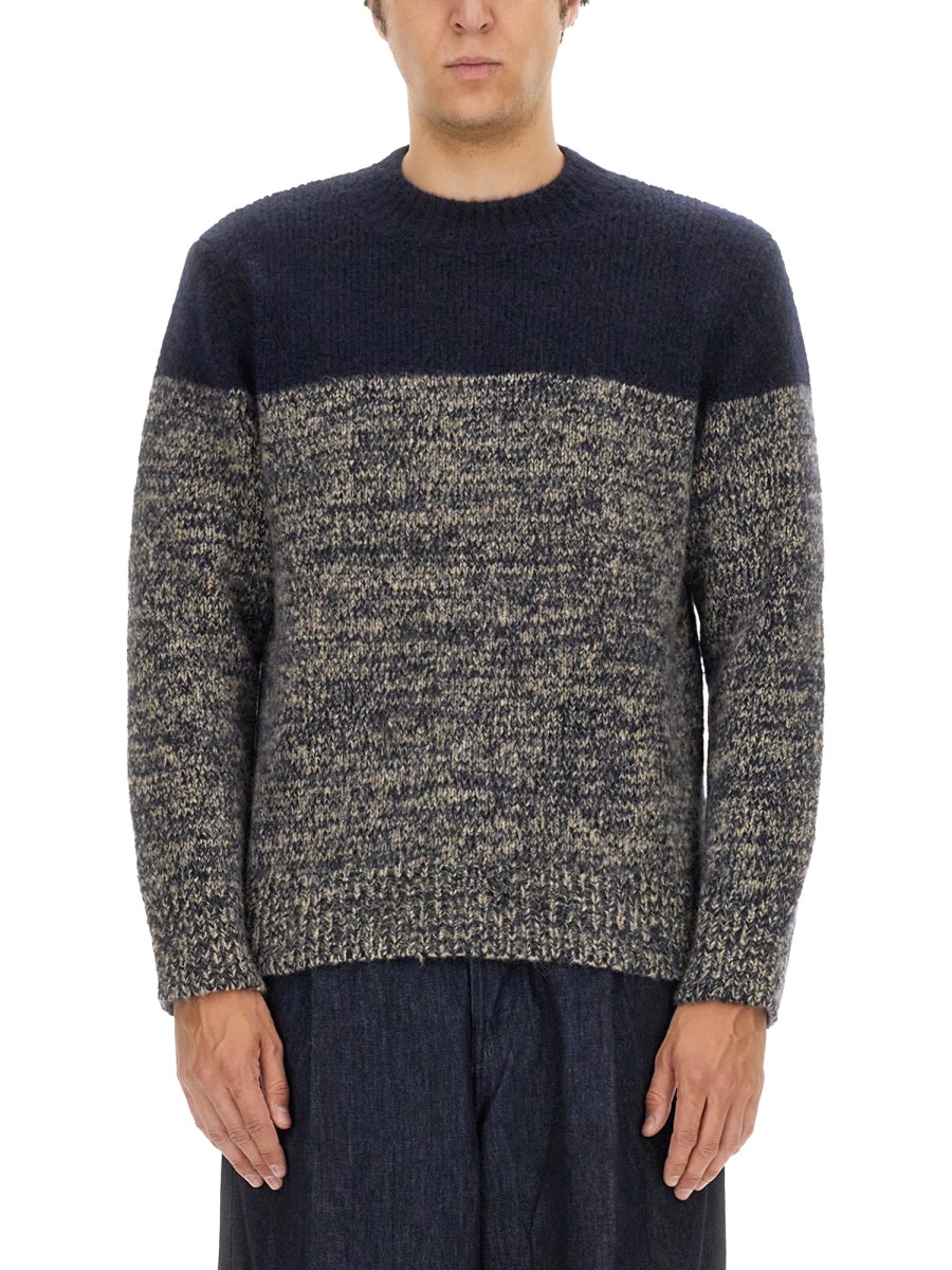 DRIES VAN NOTEN MAGLIA IN MISTO ALPACA