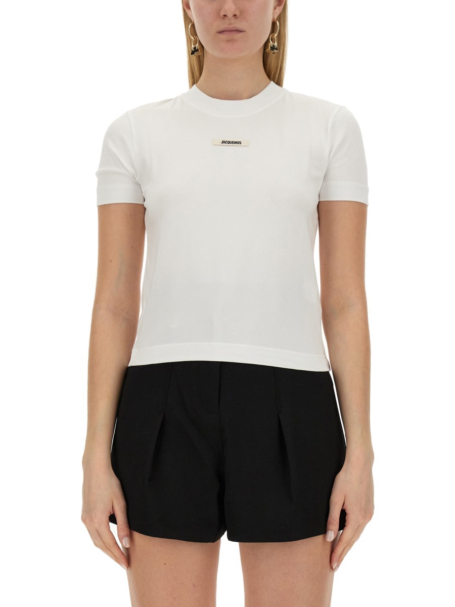 JACQUEMUS T-SHIRT CON LOGO