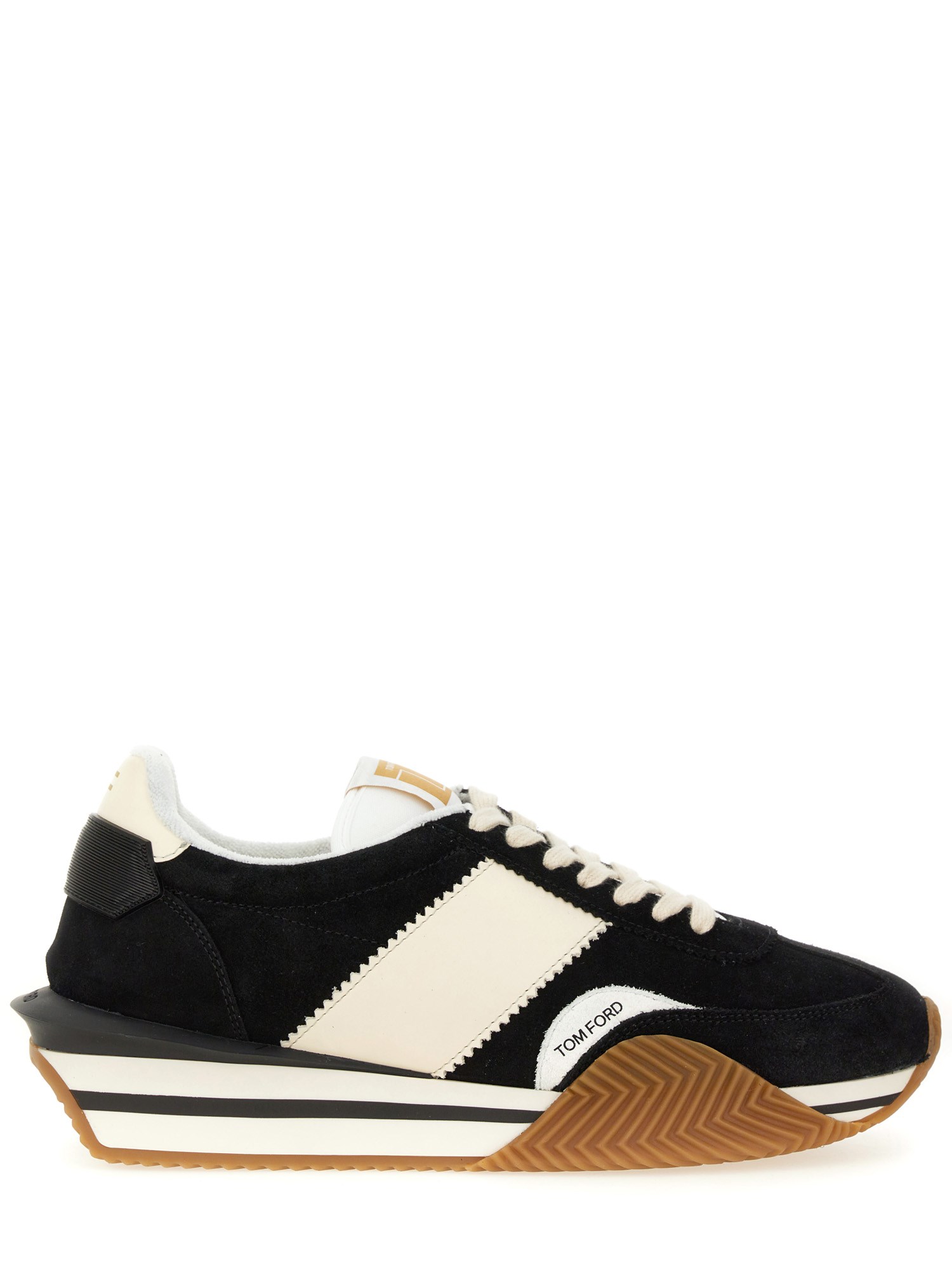 Shop Tom Ford Sneaker "james" In Black