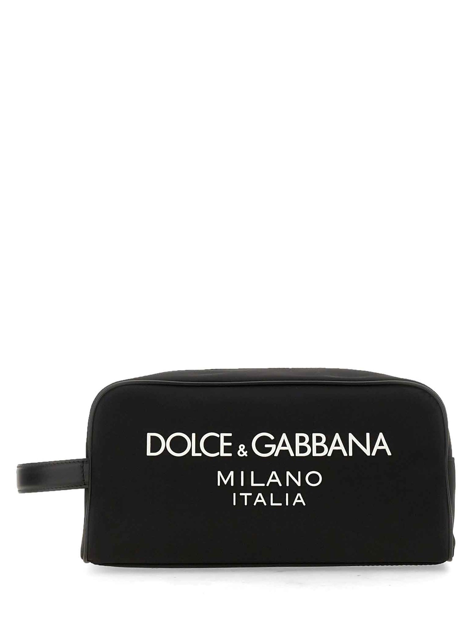 Shop Dolce & Gabbana Necessaire With Logo In Black