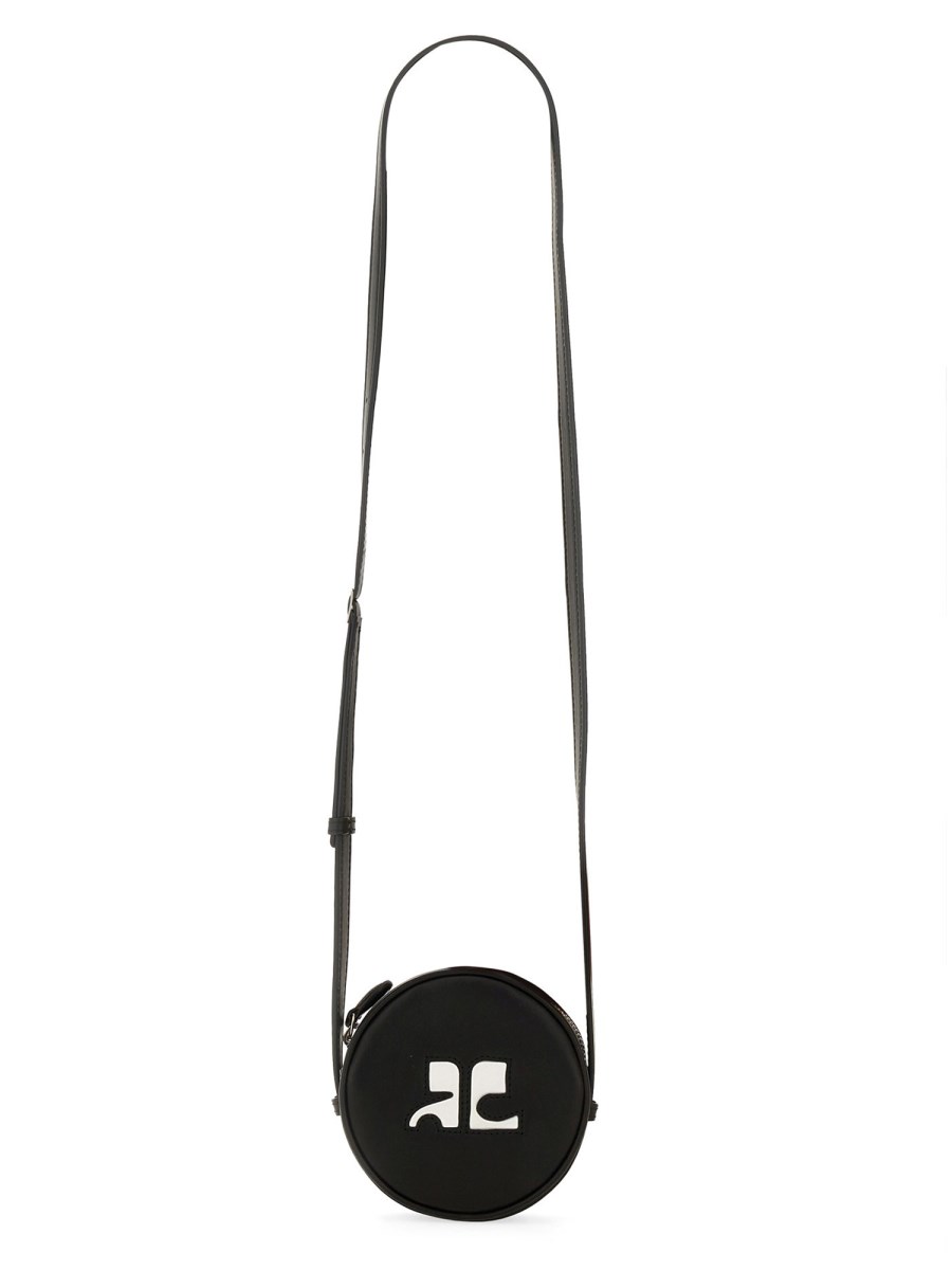 COURREGES BORSA REEDITION CIRCLE SMALL IN PELLE